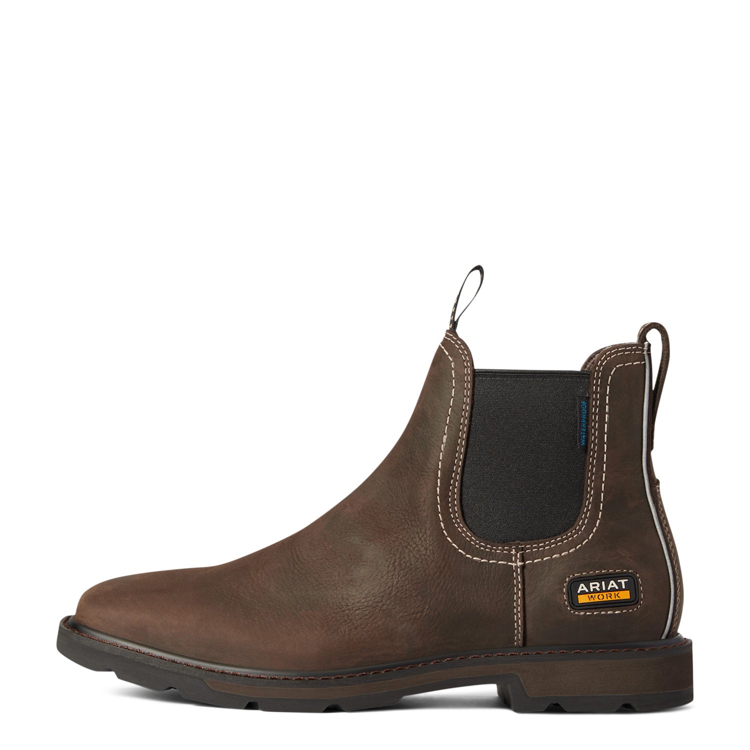 Ariat Men's Groundbreaker Chelsea Wide Square Toe Waterproof Work Boot                                                           - view number 2