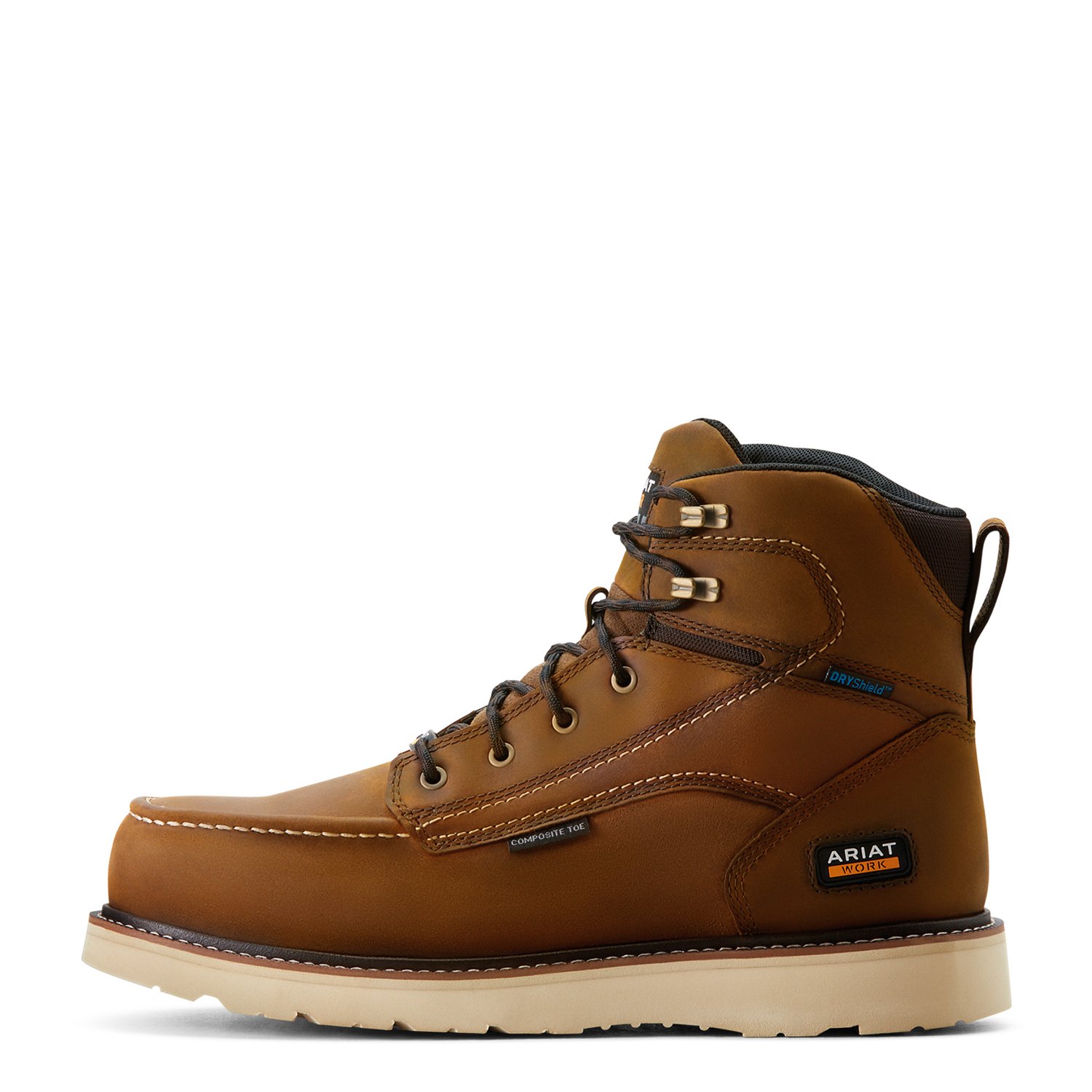 Ariat Men's Rebar Wedge Moc Toe WP CT 6 in Work Boots - view number 3