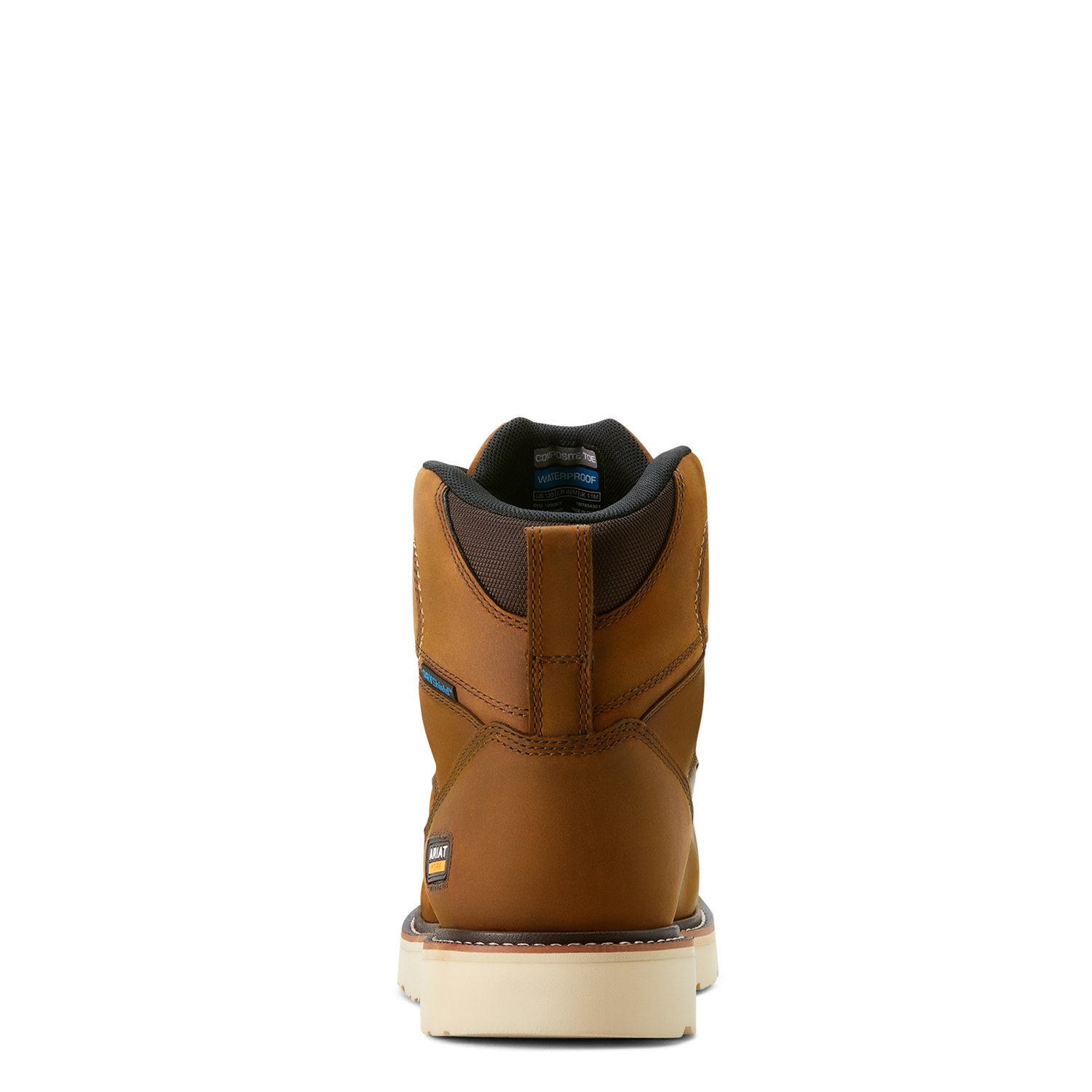 Ariat Men's Rebar Wedge Moc Toe WP CT 6 in Work Boots - view number 4