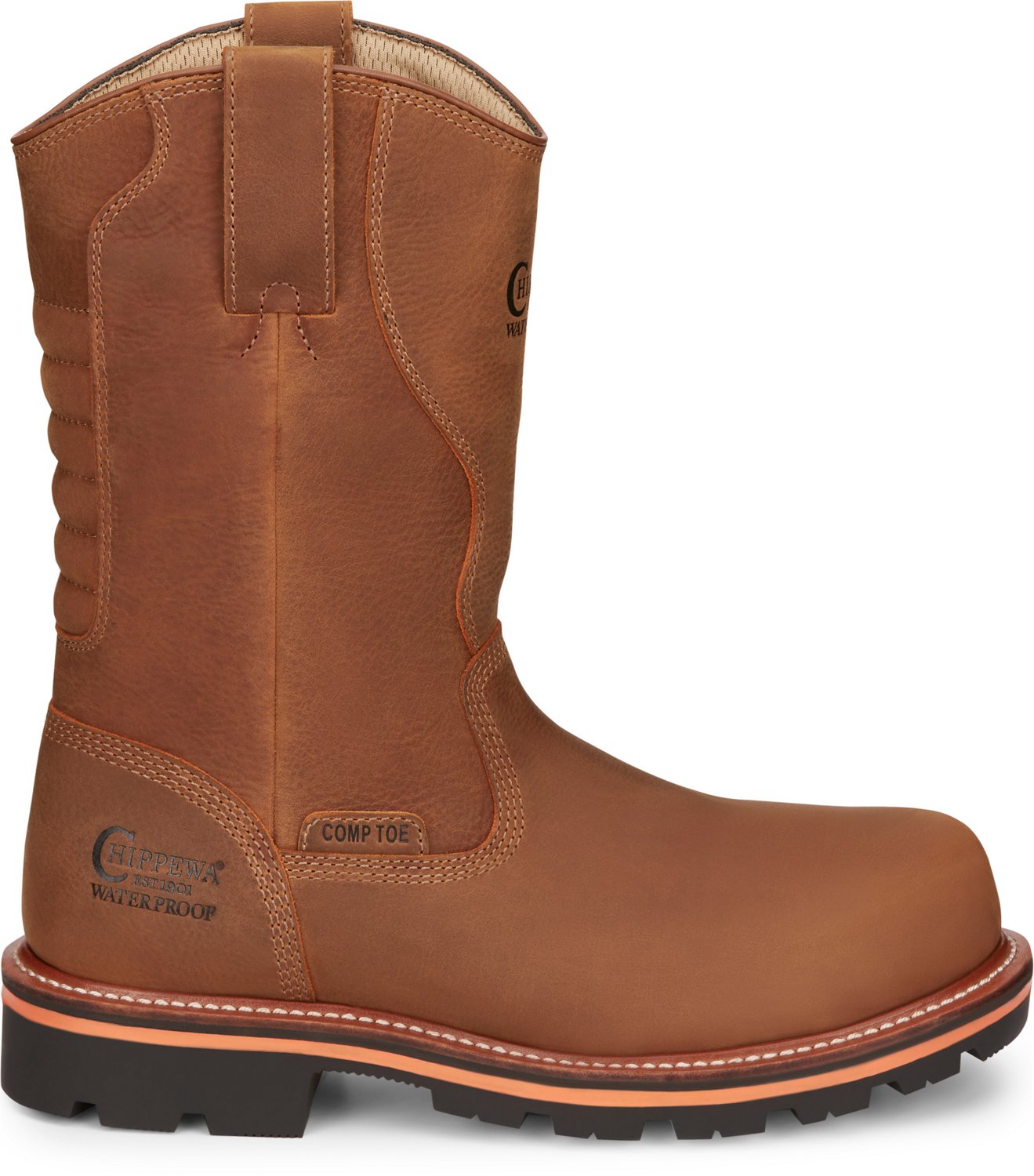 Chippewa boots store pull on