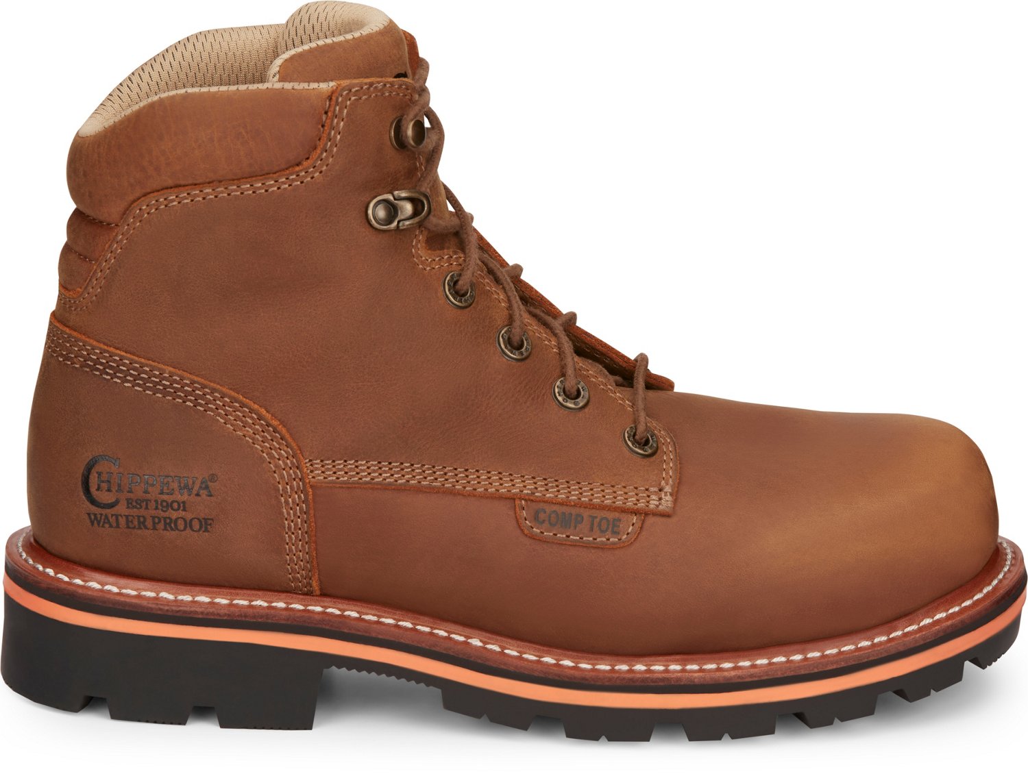 Chippewa Boots Men's 6 in Thunderstruck Waterproof Composite Toe Work Boots - view number 1
