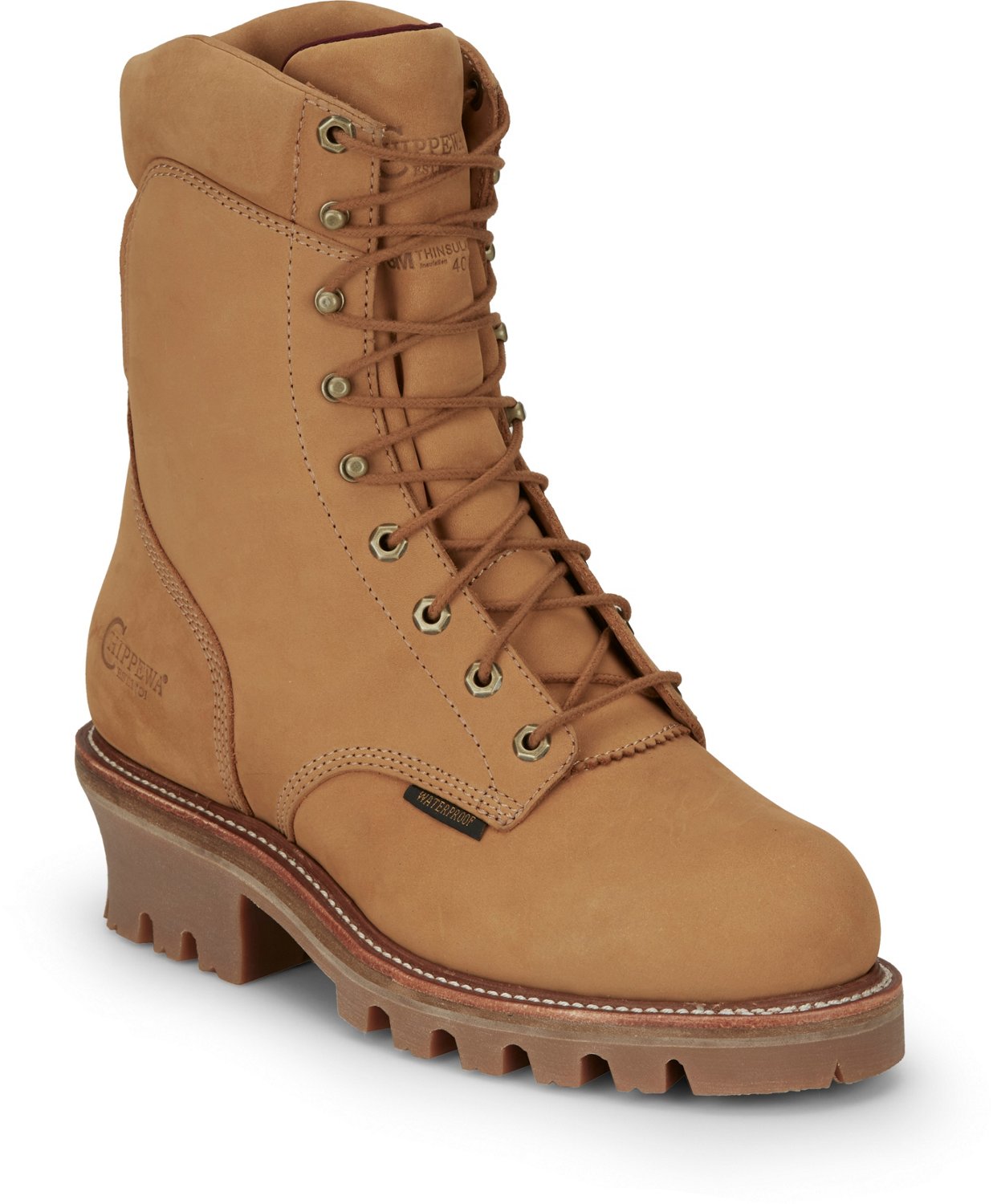 Chippewa Boots Men's 9 in Super DNA Waterproof Steel Toe Logger Work Boots - view number 2