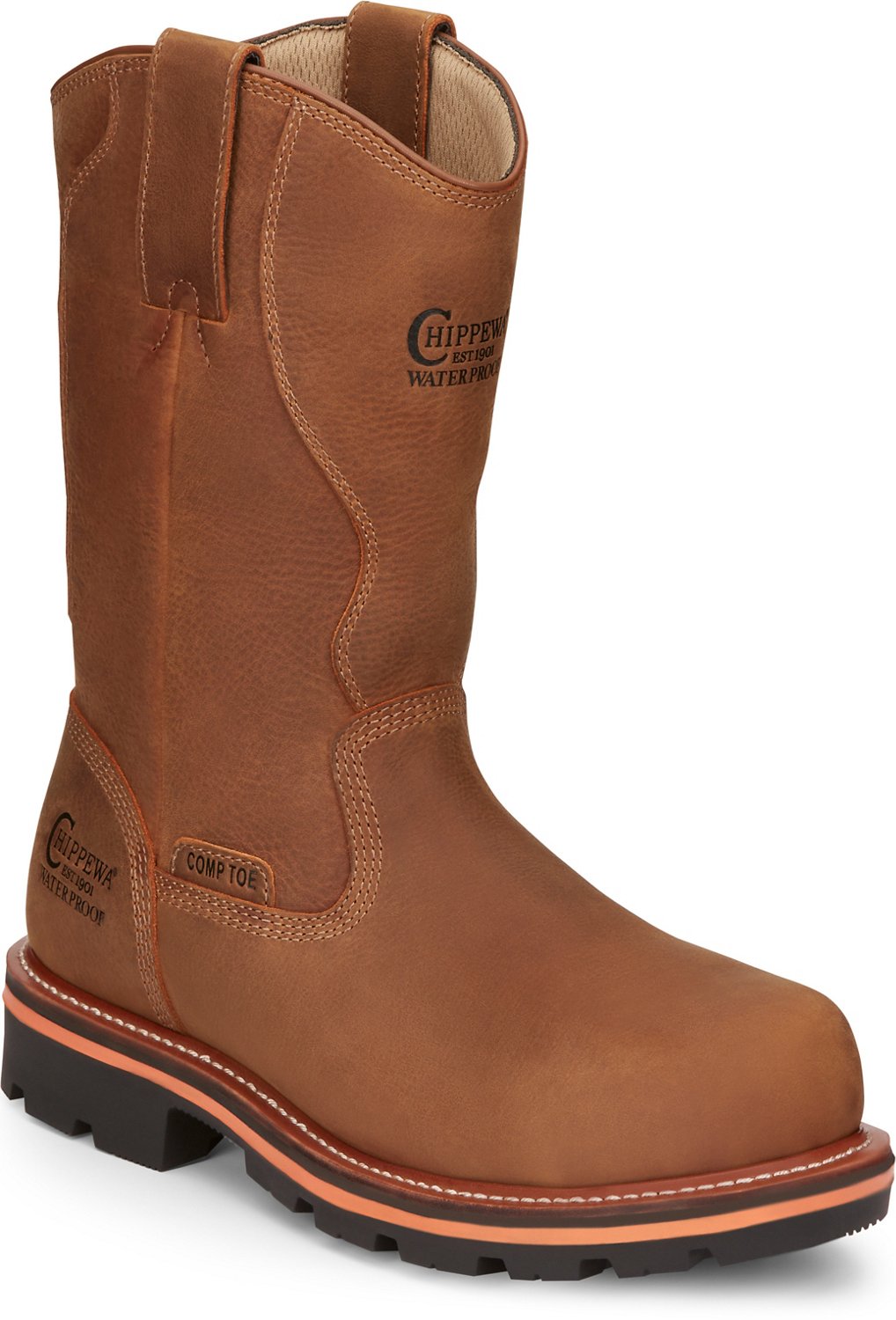 Chippewa Boots Men's Thunderstruck Waterproof Pull-On Composite Toe 11 in Work Boots - view number 2