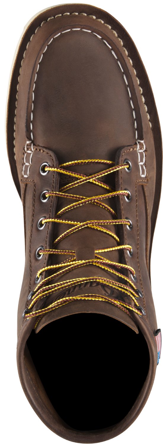 Danner Mens Bull Run Moc Toe Heel Work Boots - view number 3