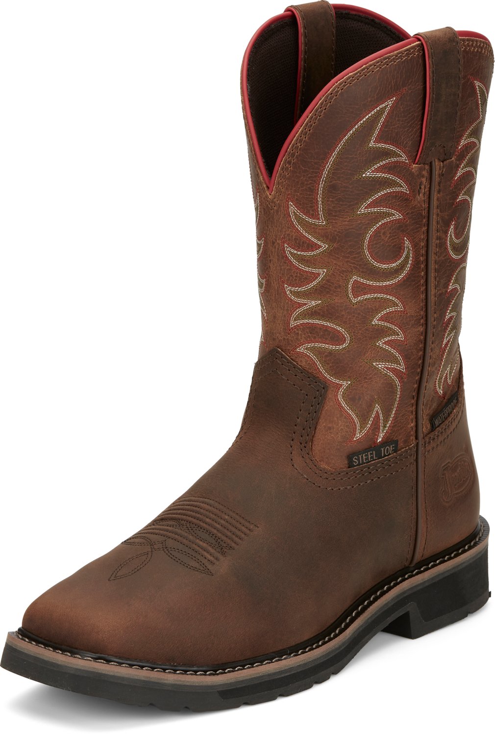 Justin Driller 11 in Steel Toe Waterproof Work Boots - view number 4