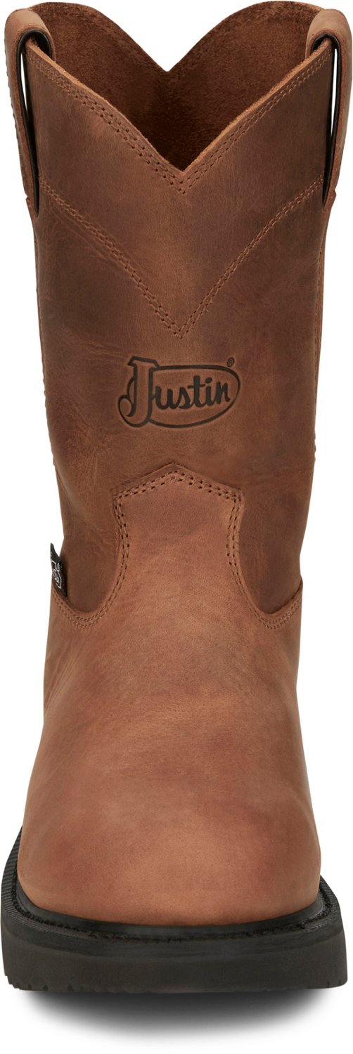 Justin Men's 10 in Round-Up Pull-On Work Boots                                                                                   - view number 4
