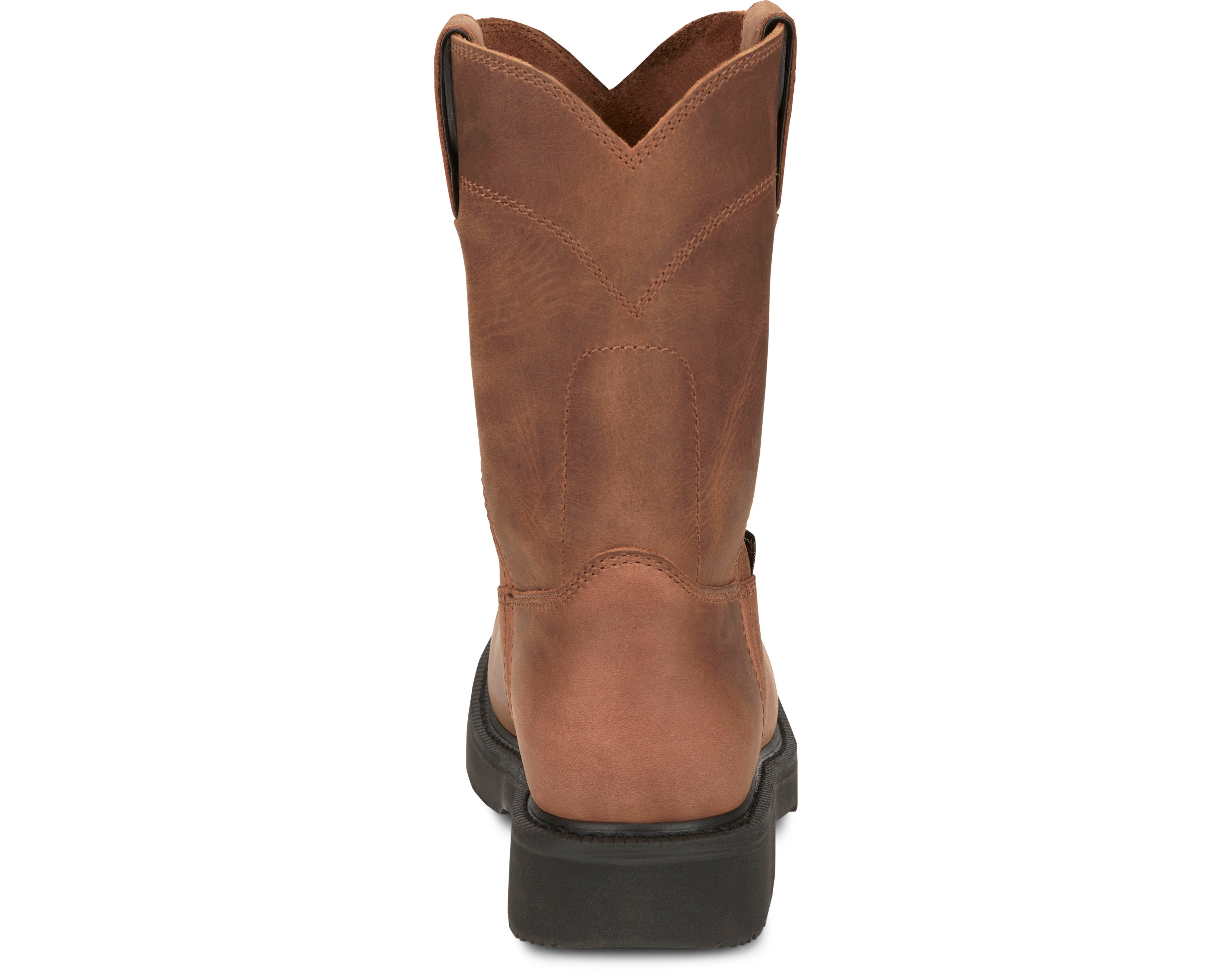 Justin Men's 10 Round-Up Pull-On Work Boots