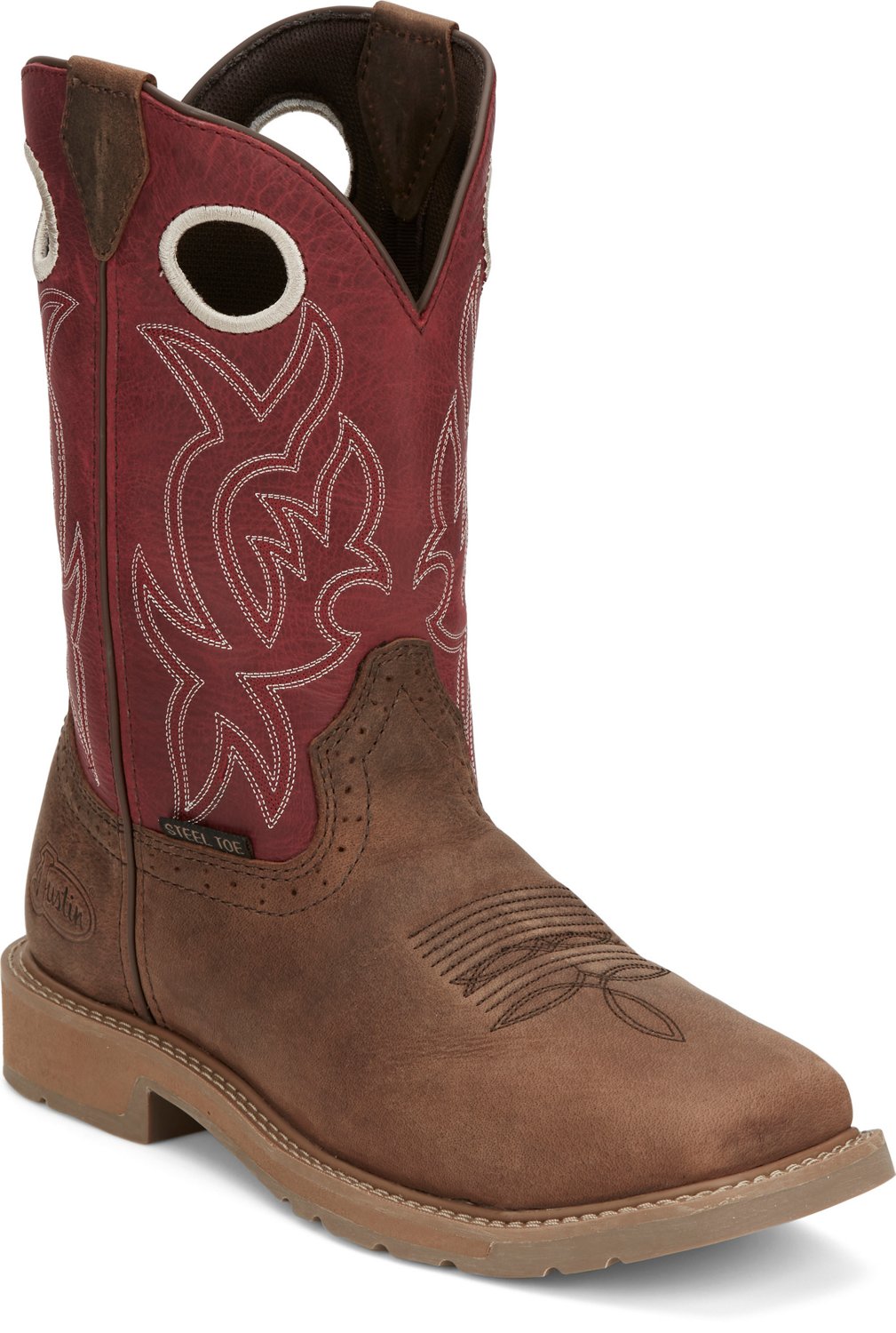 Justin Men's All Around Steel Toe Pull On 11 in Boots - view number 2