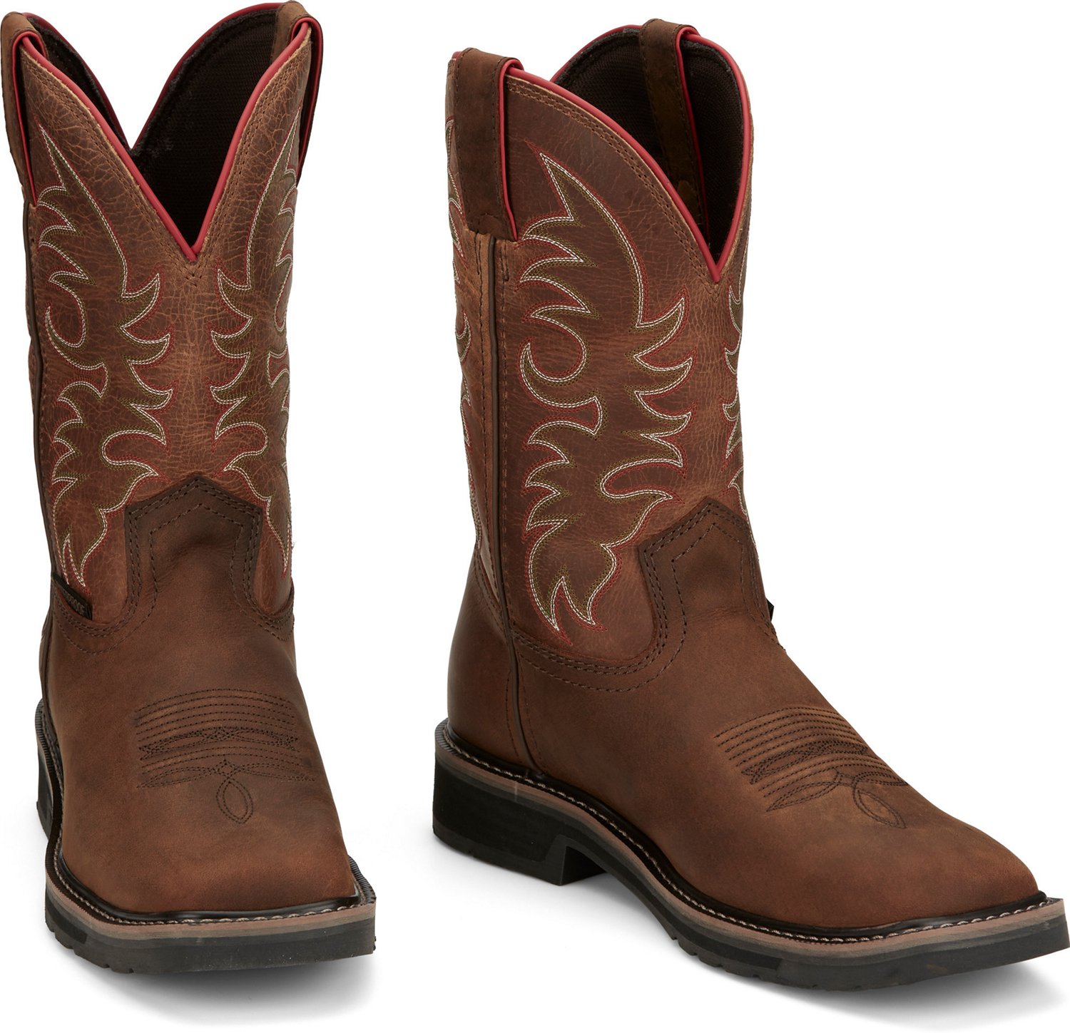 Justin Men's Driller Waterproof Pull On 11 in Boots