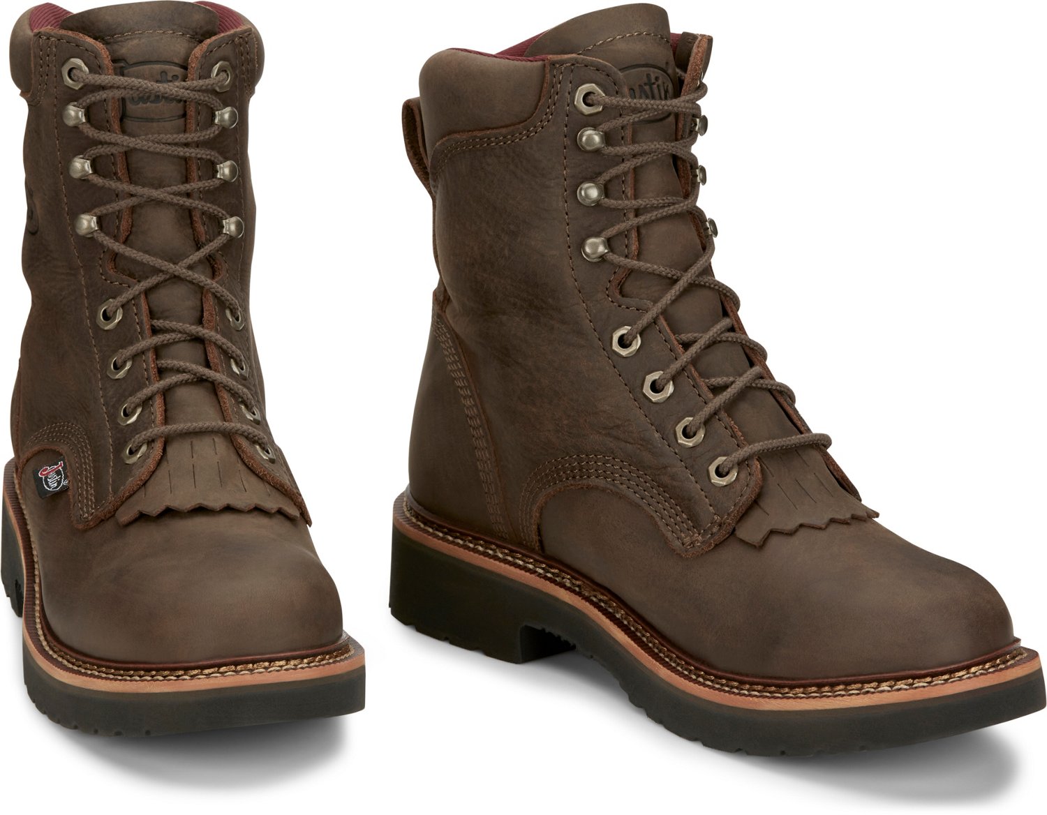 Justin Men's Rivot 8 in Lace-Up Work Boots - view number 3