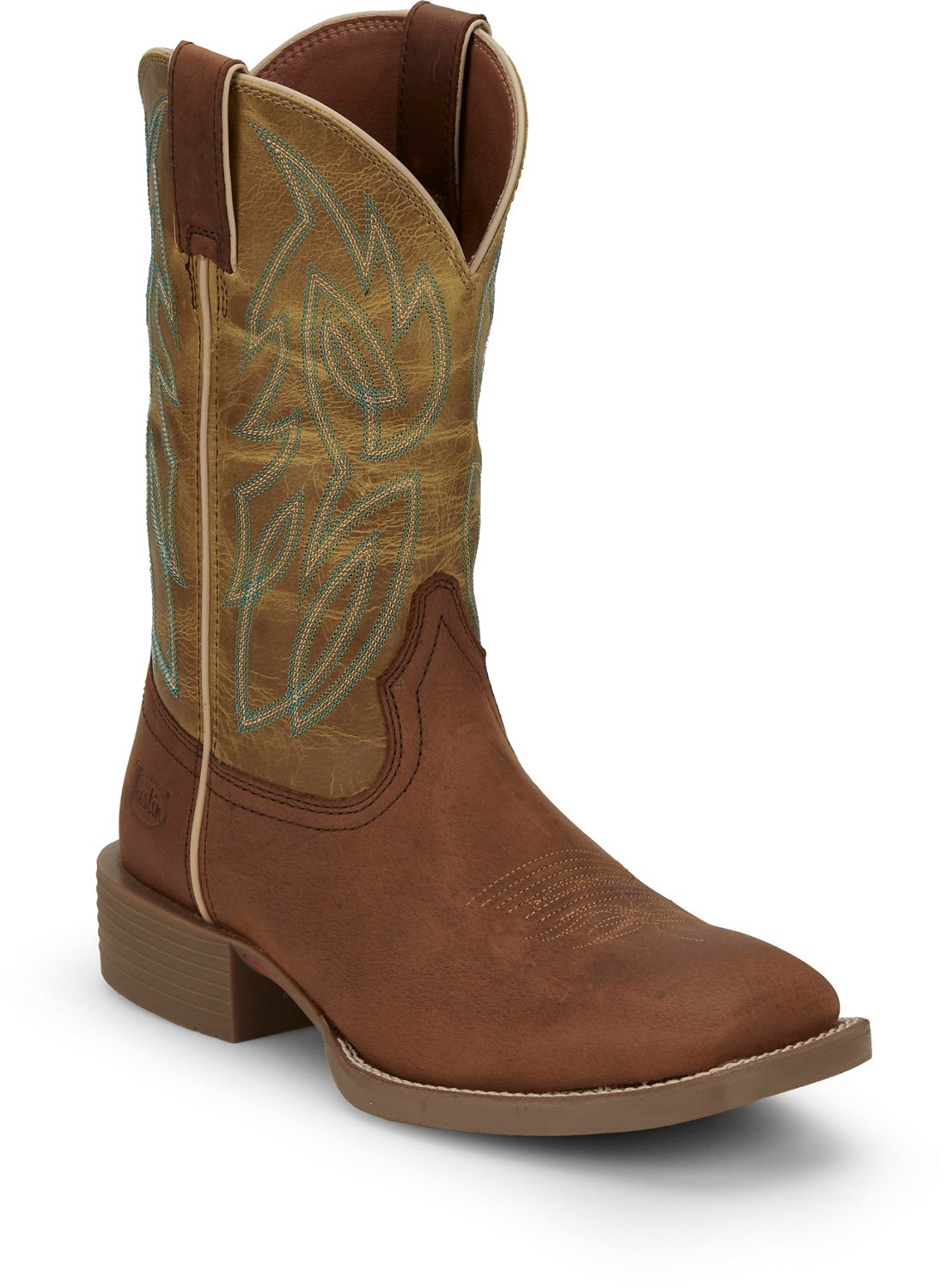 Justin Mens Stampede Canter Western | Free Shipping at Academy