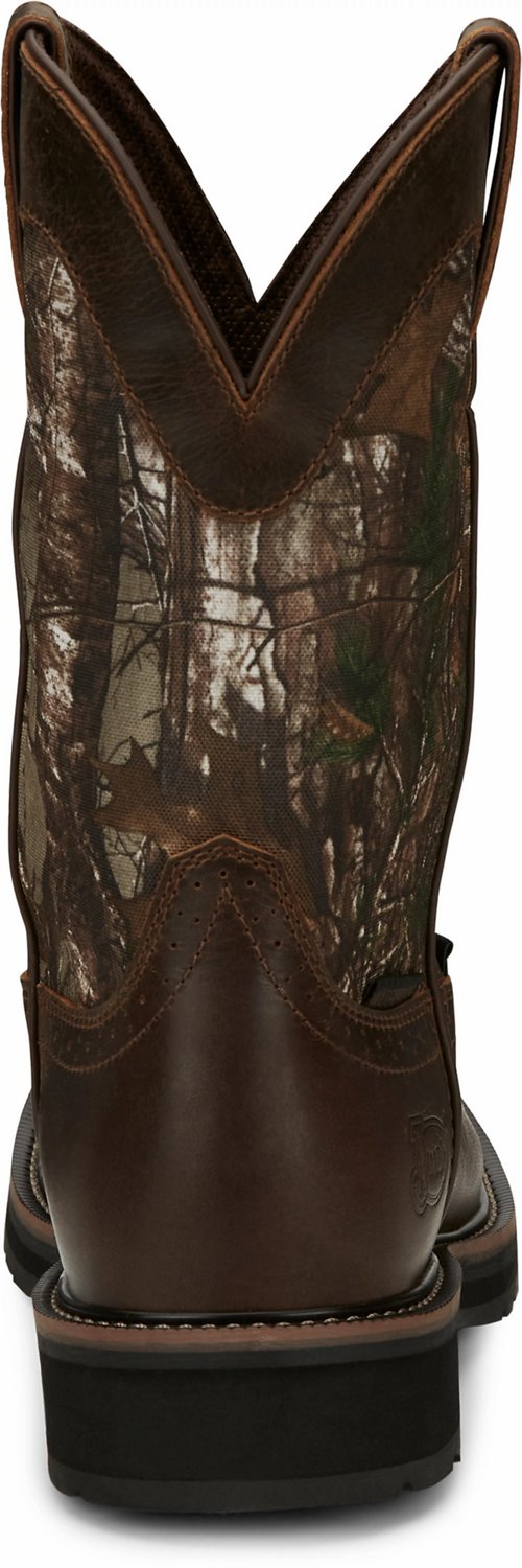 Justin steel toe boots academy shop