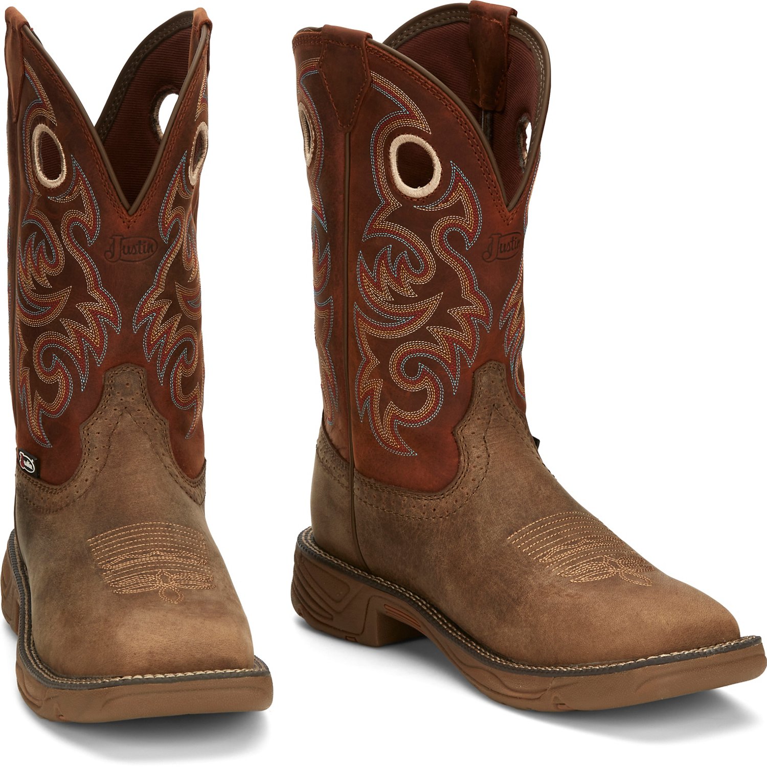Justin Men's Stampede Rush 11 in Composite Toe Waterproof Work Boots - view number 3