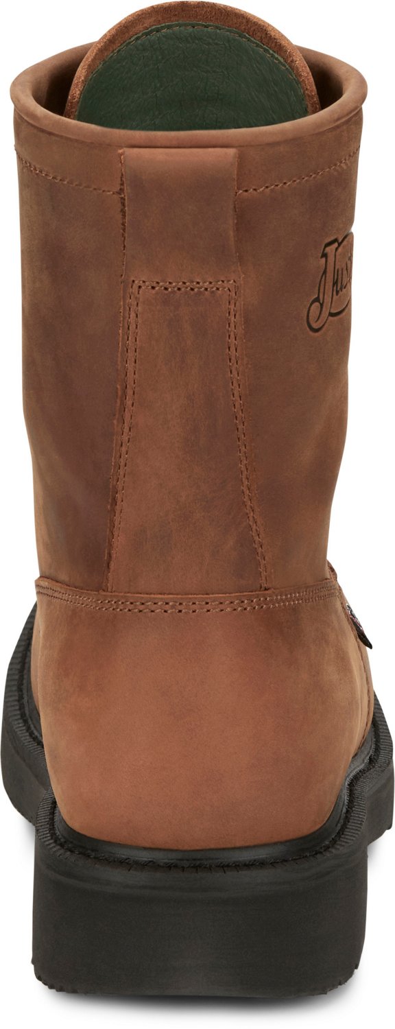 Justin Originals Men's 8 in Livestock Lace-Up Work Boots                                                                         - view number 5