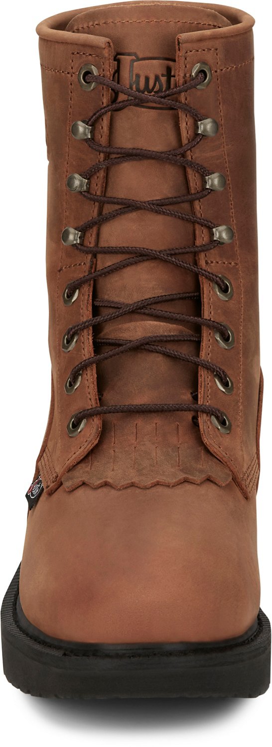 Justin Originals Men's Livestock Steel Toe Lace-up 8 in Boots - view number 4