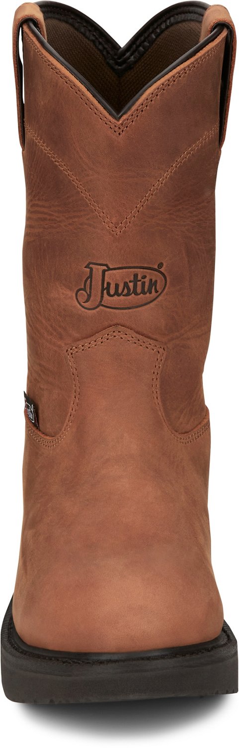 Justin Originals Men's Round-Up Waterproof Pull On 10 in Boots - view number 4