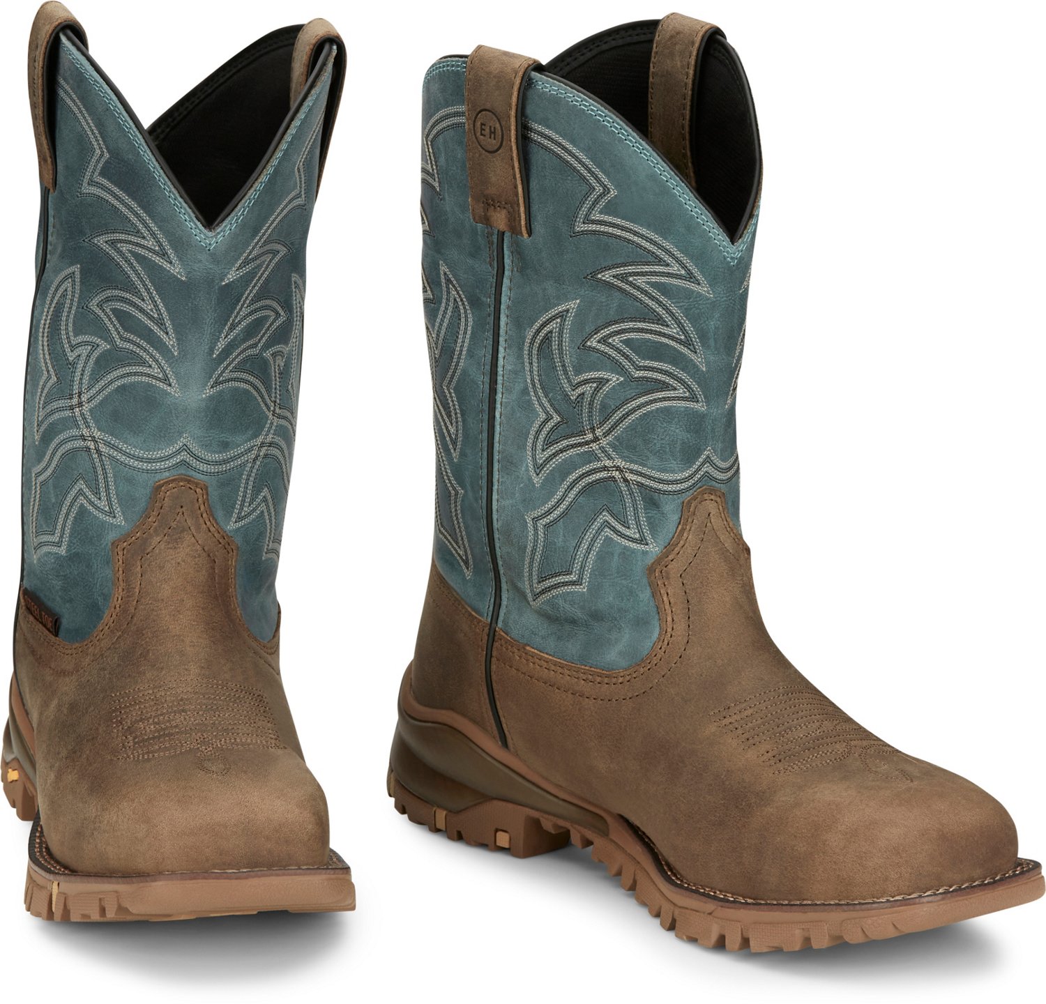 Tony Lama Men s 11 in Roustabout Waterproof Steel Toe Work Boots Academy