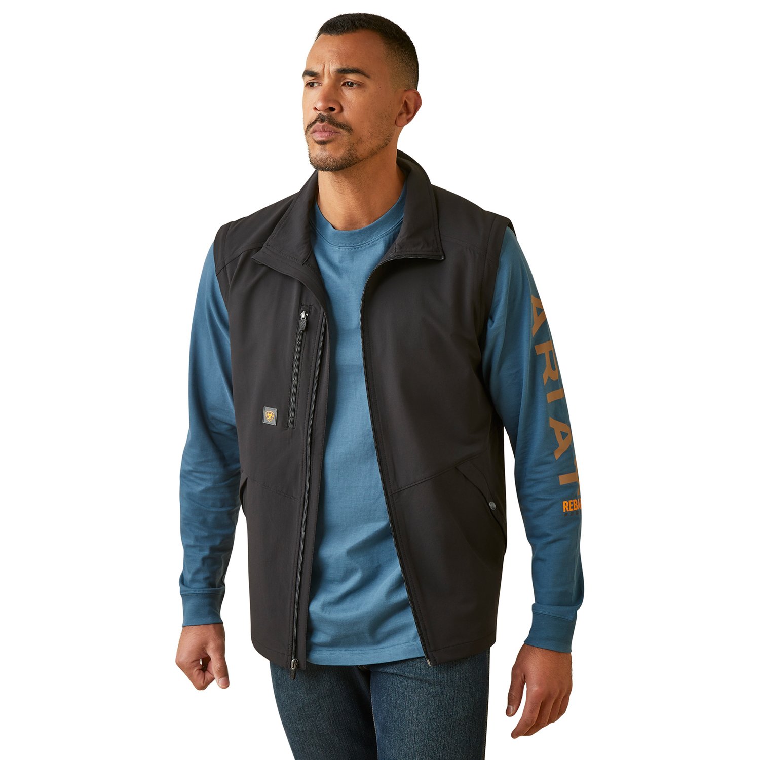 Ariat Men's Rebar Weatherproof Convertible Jacket                                                                                - view number 5