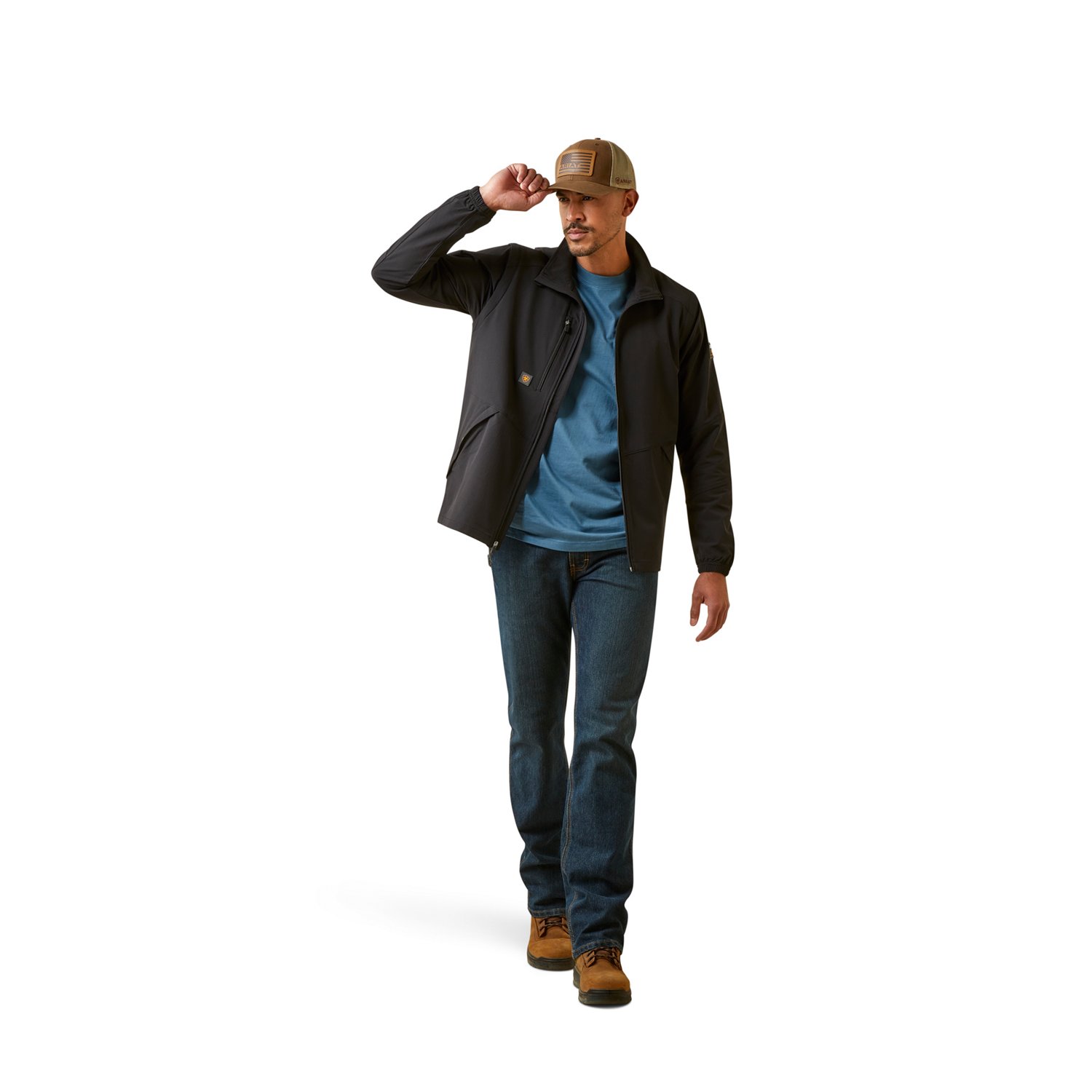 Ariat Men's Rebar Weatherproof Convertible Jacket                                                                                - view number 7