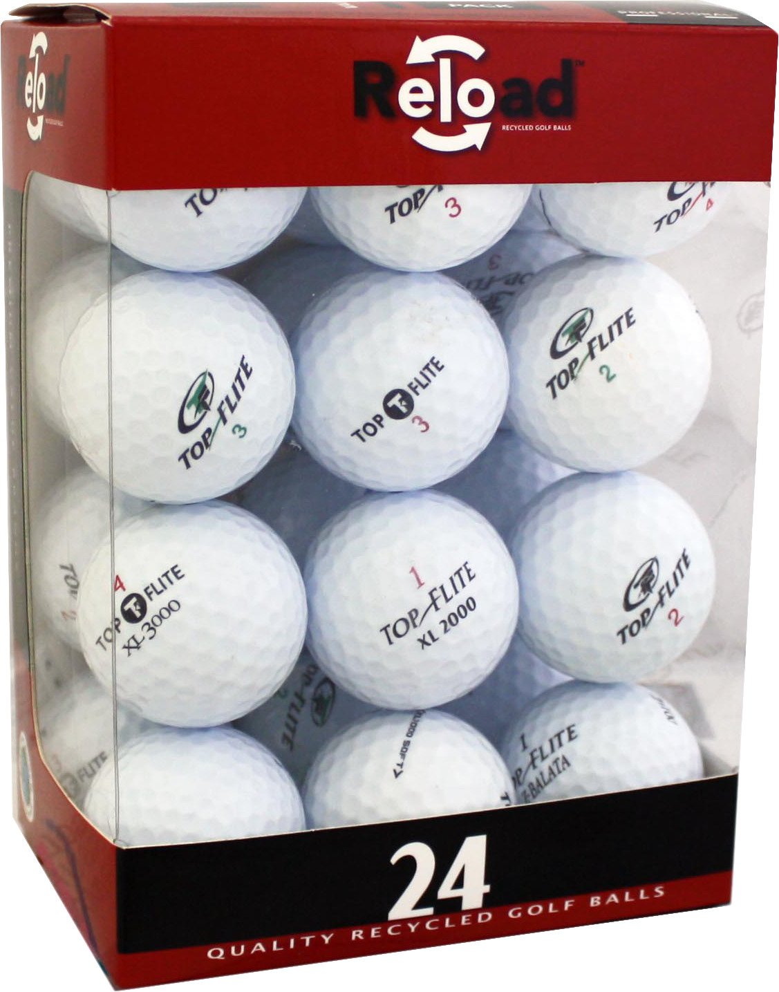 Reload™ Value Brands Recycled Golf Balls 24Pack Academy