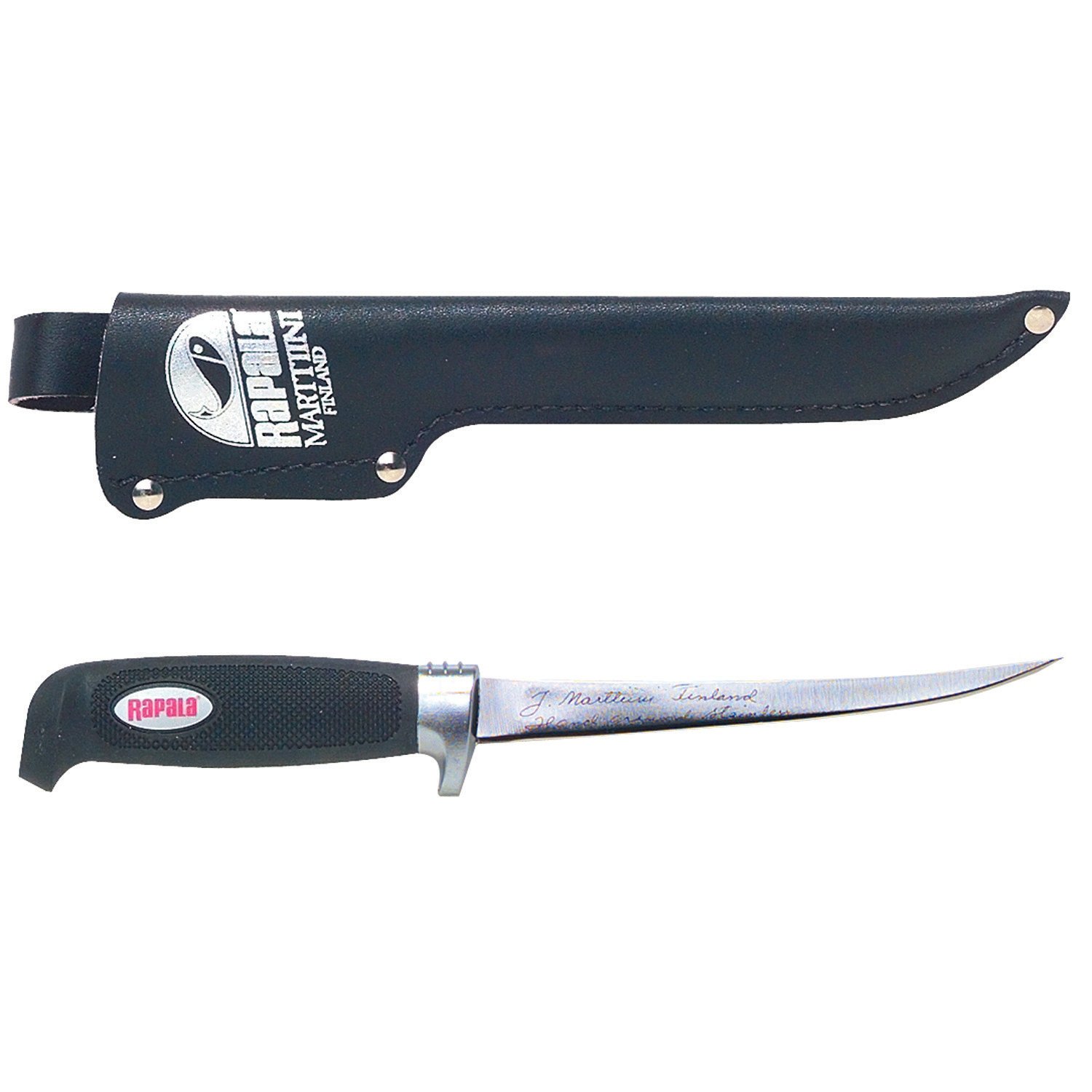 6 inch Soft Grip Rapala Fillet Knife with Sharpener and Sheath