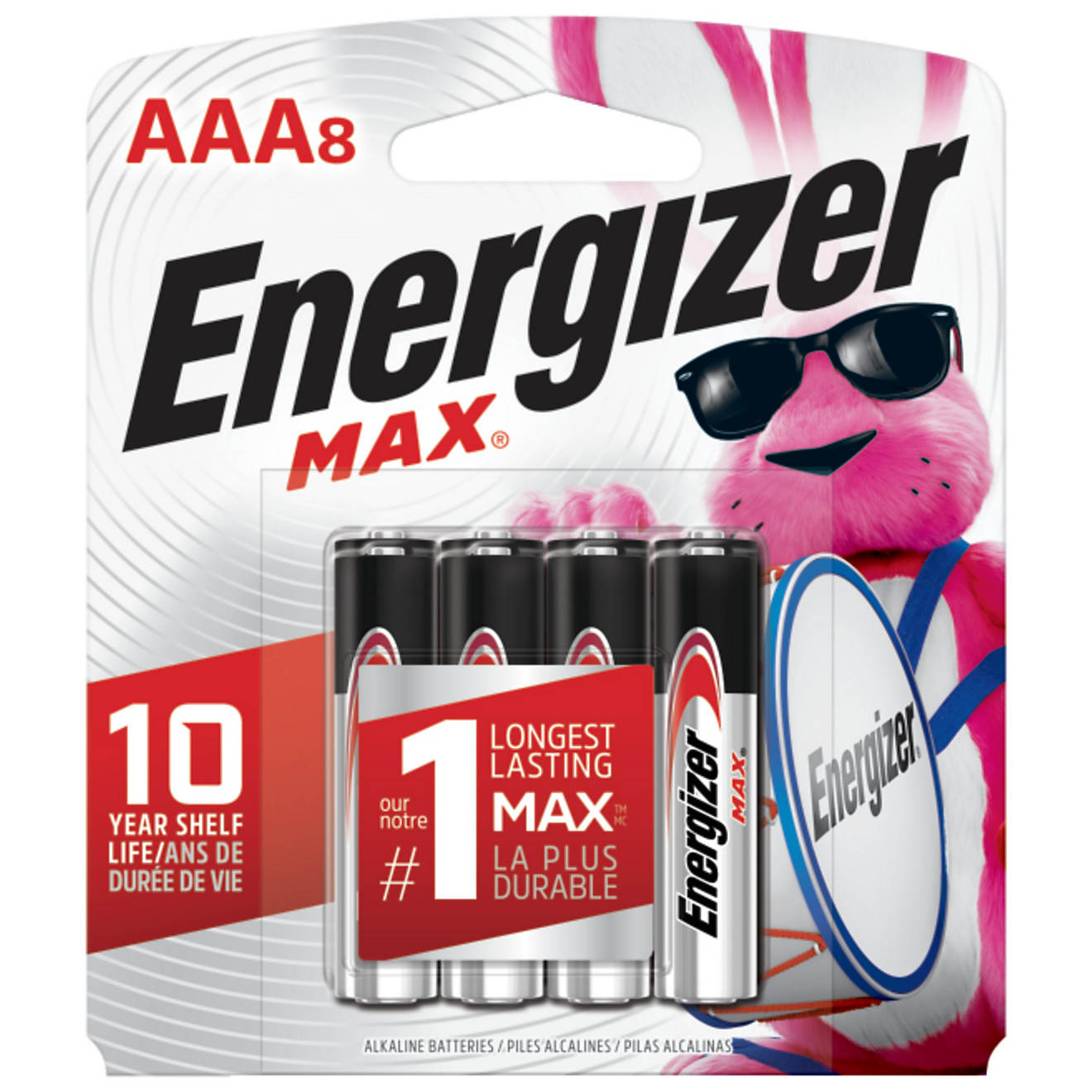 Energizer® Max AAA Batteries 8-Pack                                                                                             - view number 1