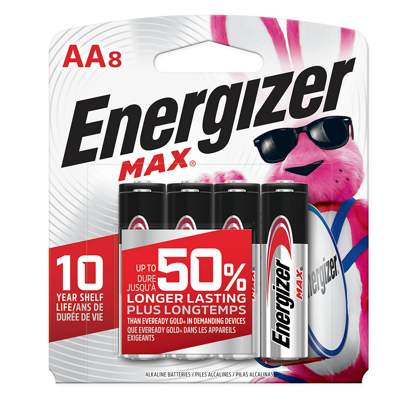 Energizer® Max AA Batteries 8-Pack                                                                                              - view number 1