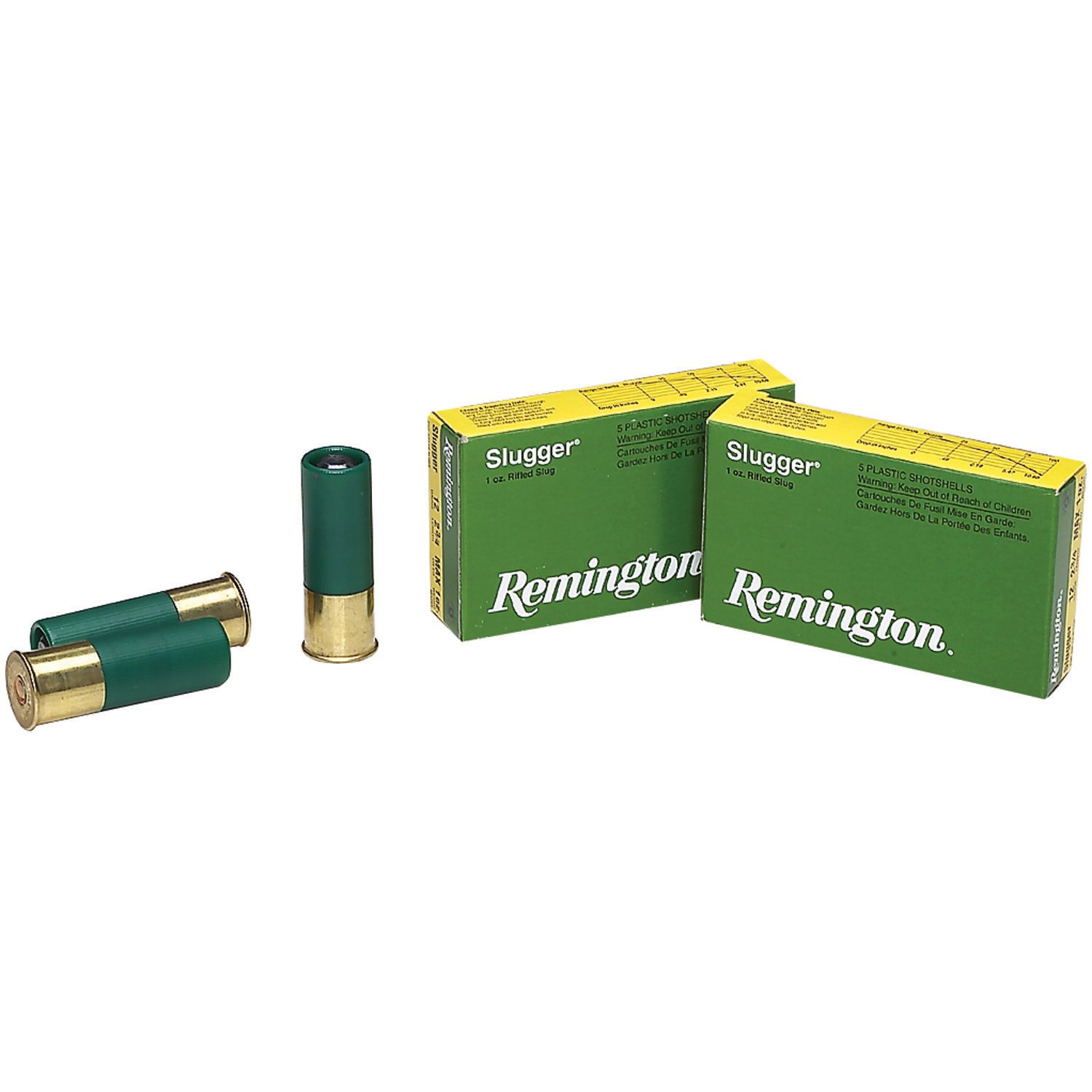 Cartucho Remington calibre 12, Slugger, caja 5u. - CMRL