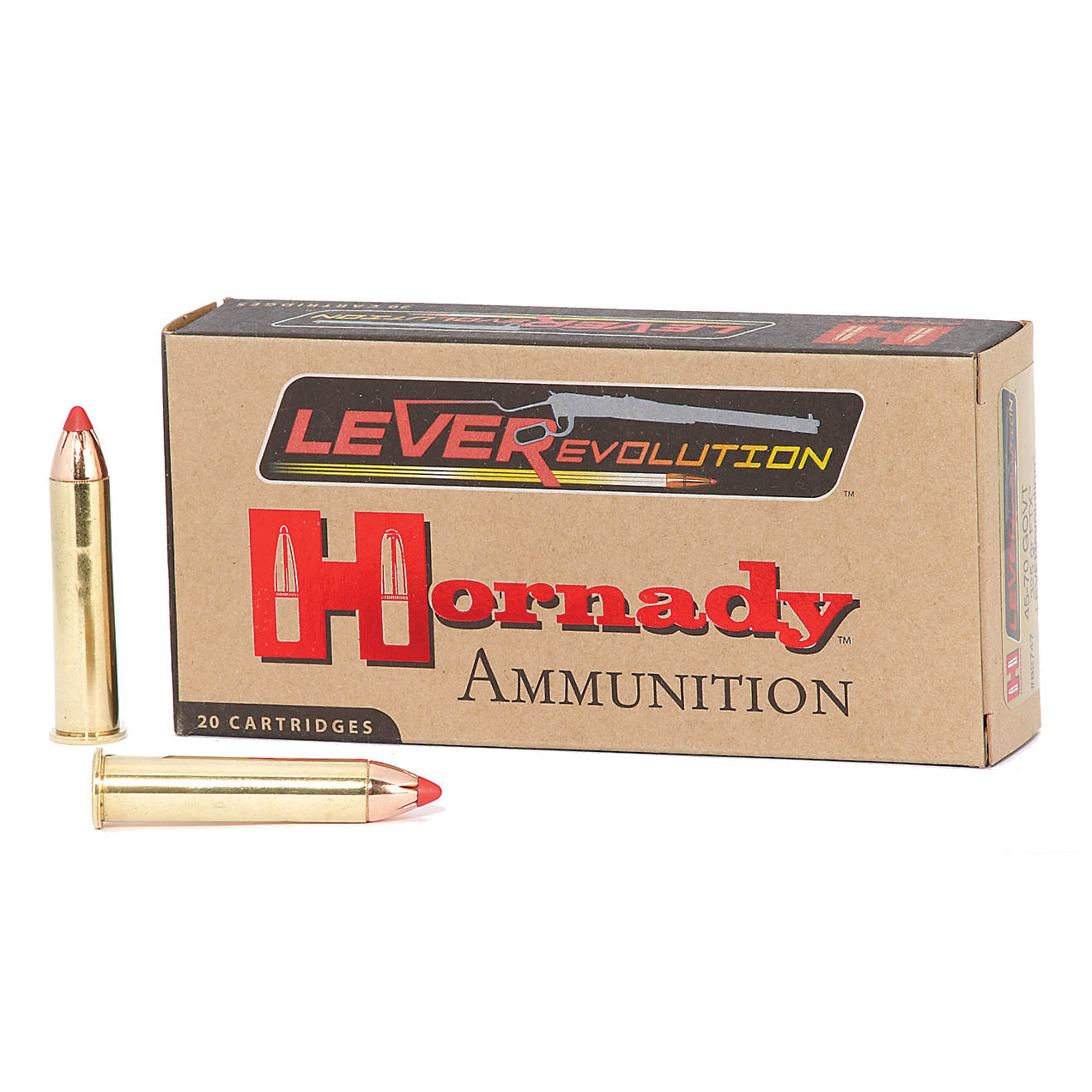 Hornady FTX LEVERevolution .45-70 Government 325-Grain Rifle Ammunition - 20 Rounds                                              - view number 1