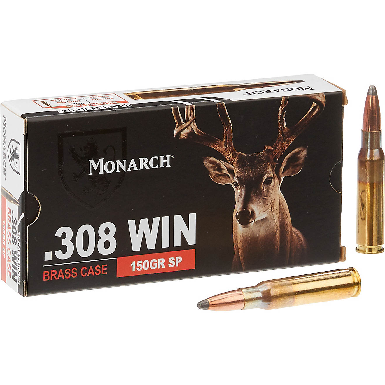 Monarch® SP .308 Winchester 150-Grain Rifle Ammunition - 20 Rounds                                                              - view number 1