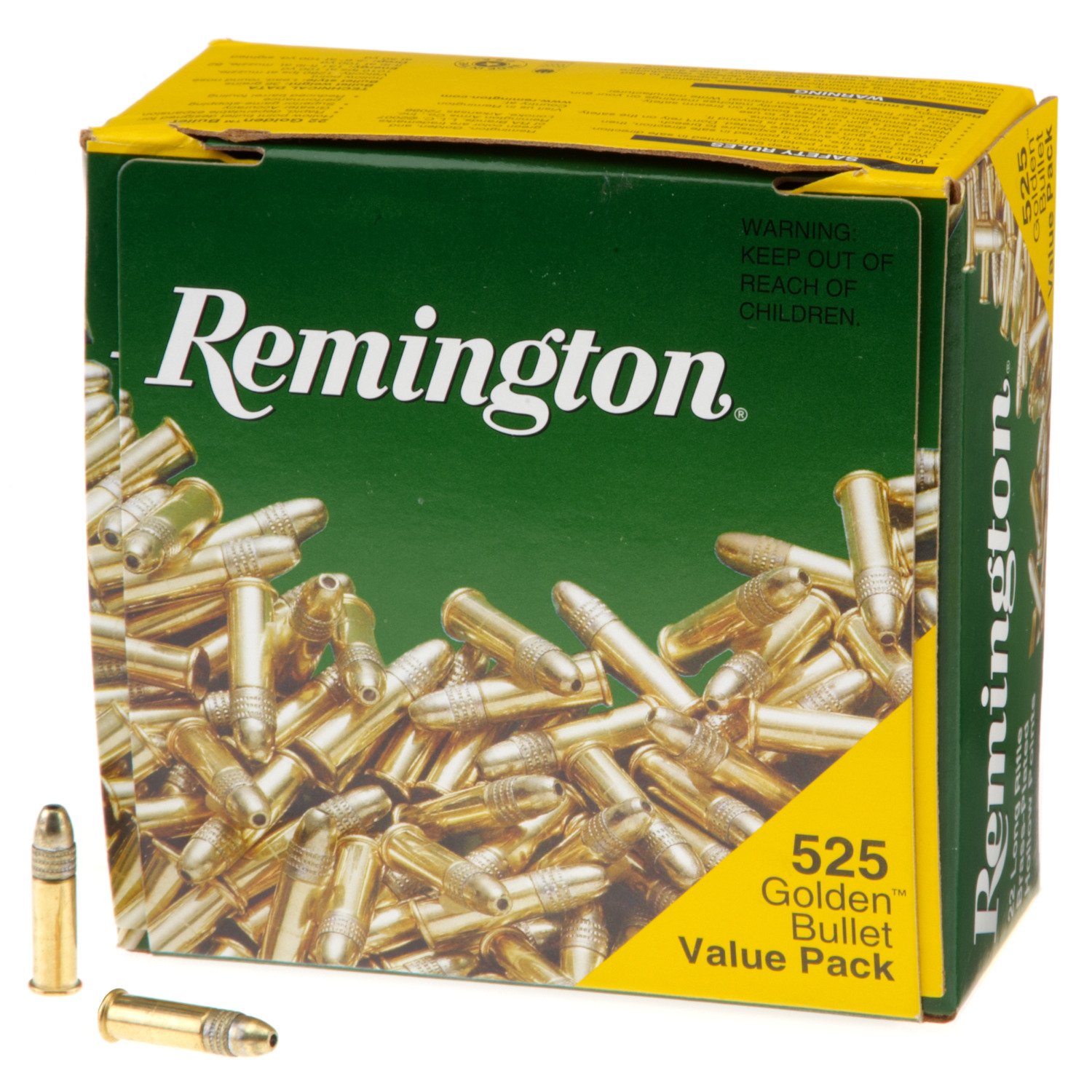 Remington Golden Bullet HP .22 LR 36-Grain Rimfire Rifle Ammunition - 525  Rounds