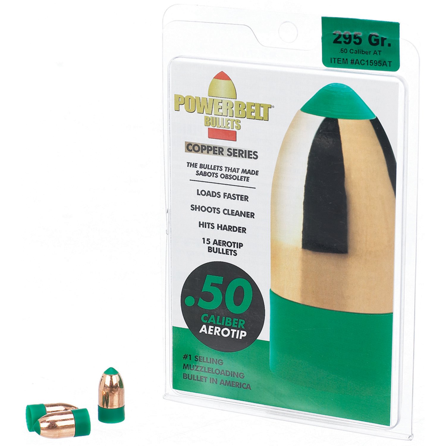 PowerBelt AeroTip™ Copper .50 Caliber 245-grain Muzzleloader