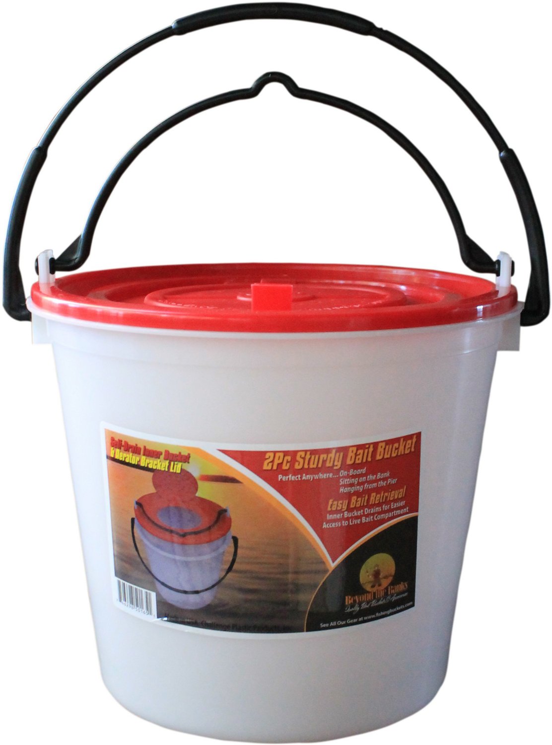 Challenge Plastic Products 10 qt. Bait Bucket