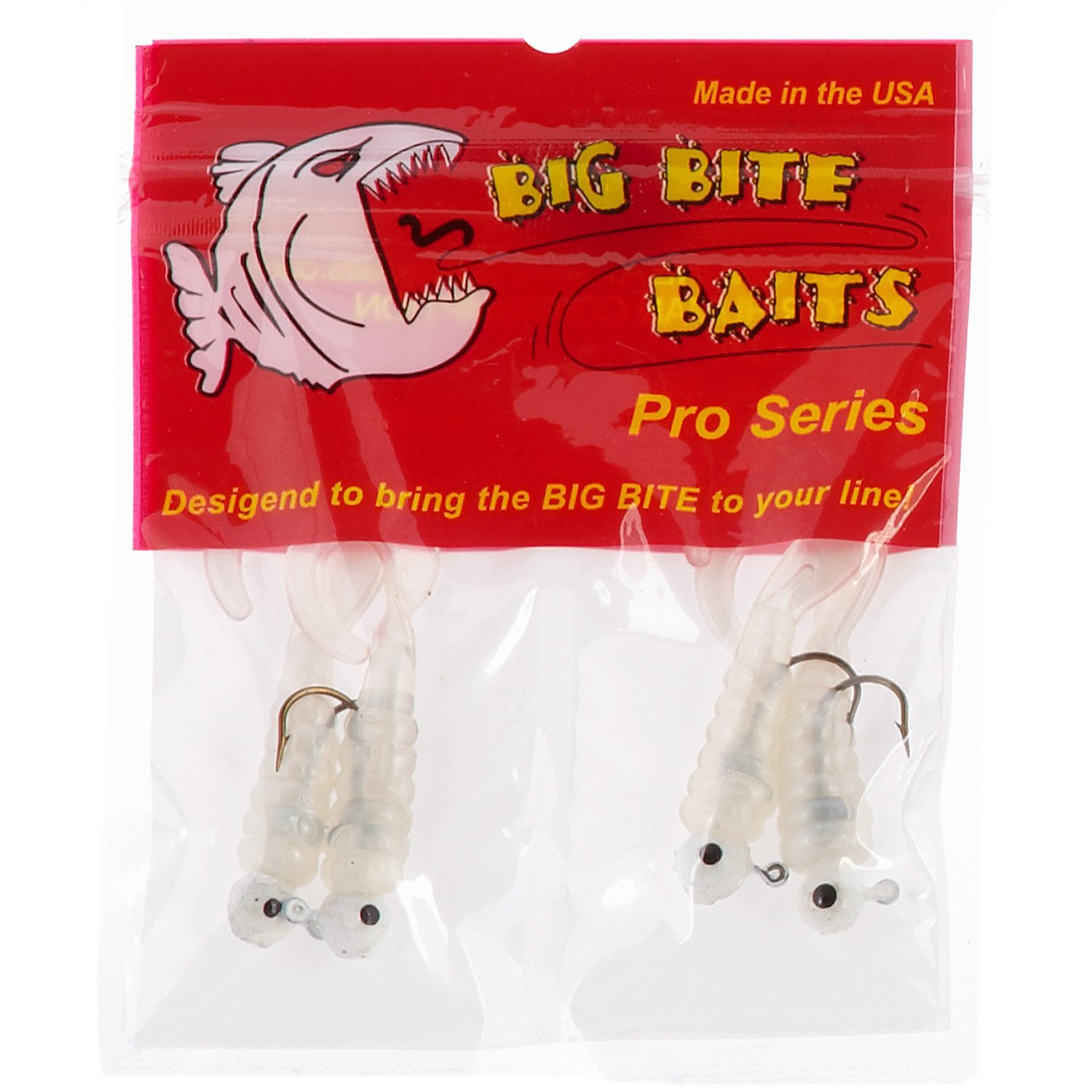 Big Bite Baits 2" Curl Tail Grubs 4Pack Academy