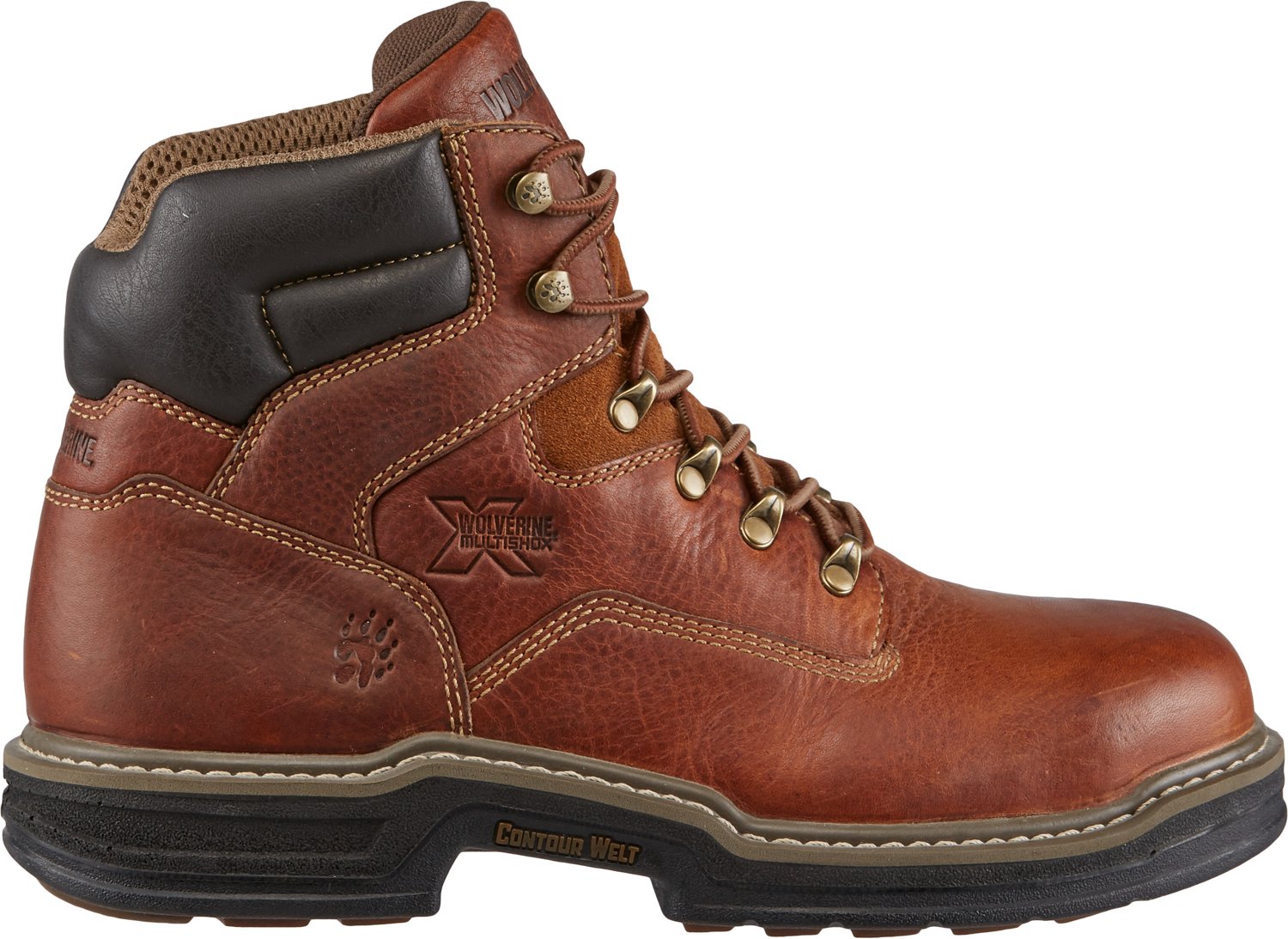Wolverine Men's Raider EH Steel Toe Lace Up Work Boots Academy