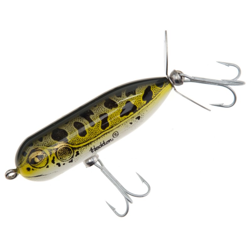 Heddon Baby Torpedo Hard Baits - 2-1/2″ - Natural Leopard Frog