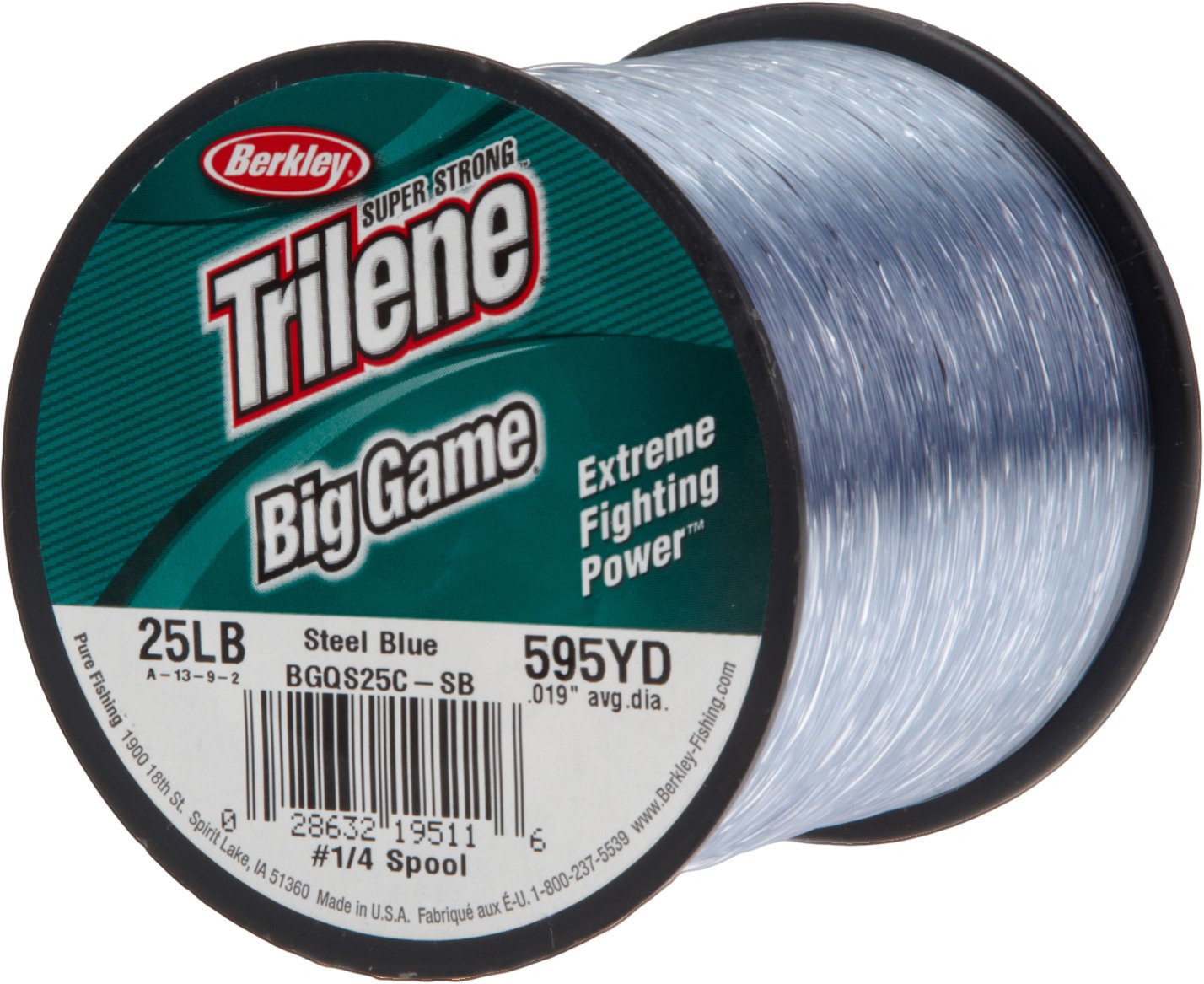 Berkley Trilene Big Game , Steel Blue, 25lb - 595yd