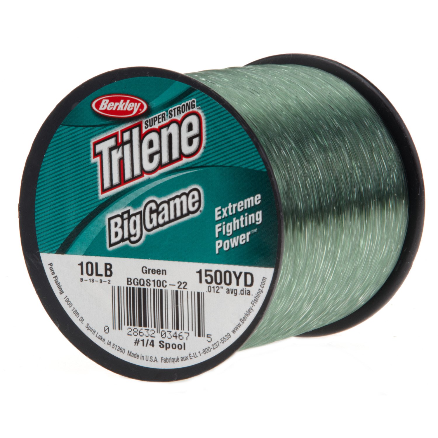 Berkley Trilene | Big Game Mono Green 1500yds 10lb