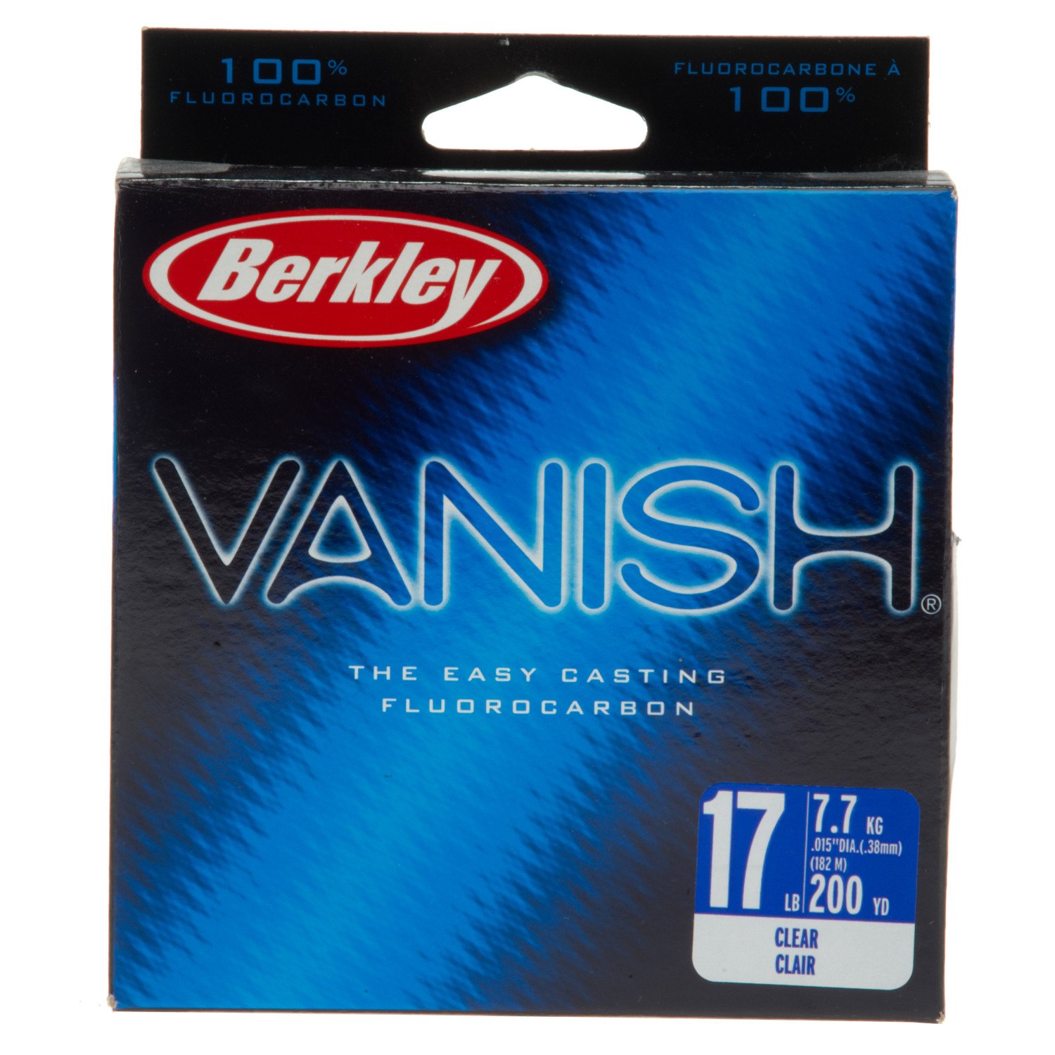 Berkley Vanish Fluorocarbon Line 250yd Filler Spools Clear/Crimson