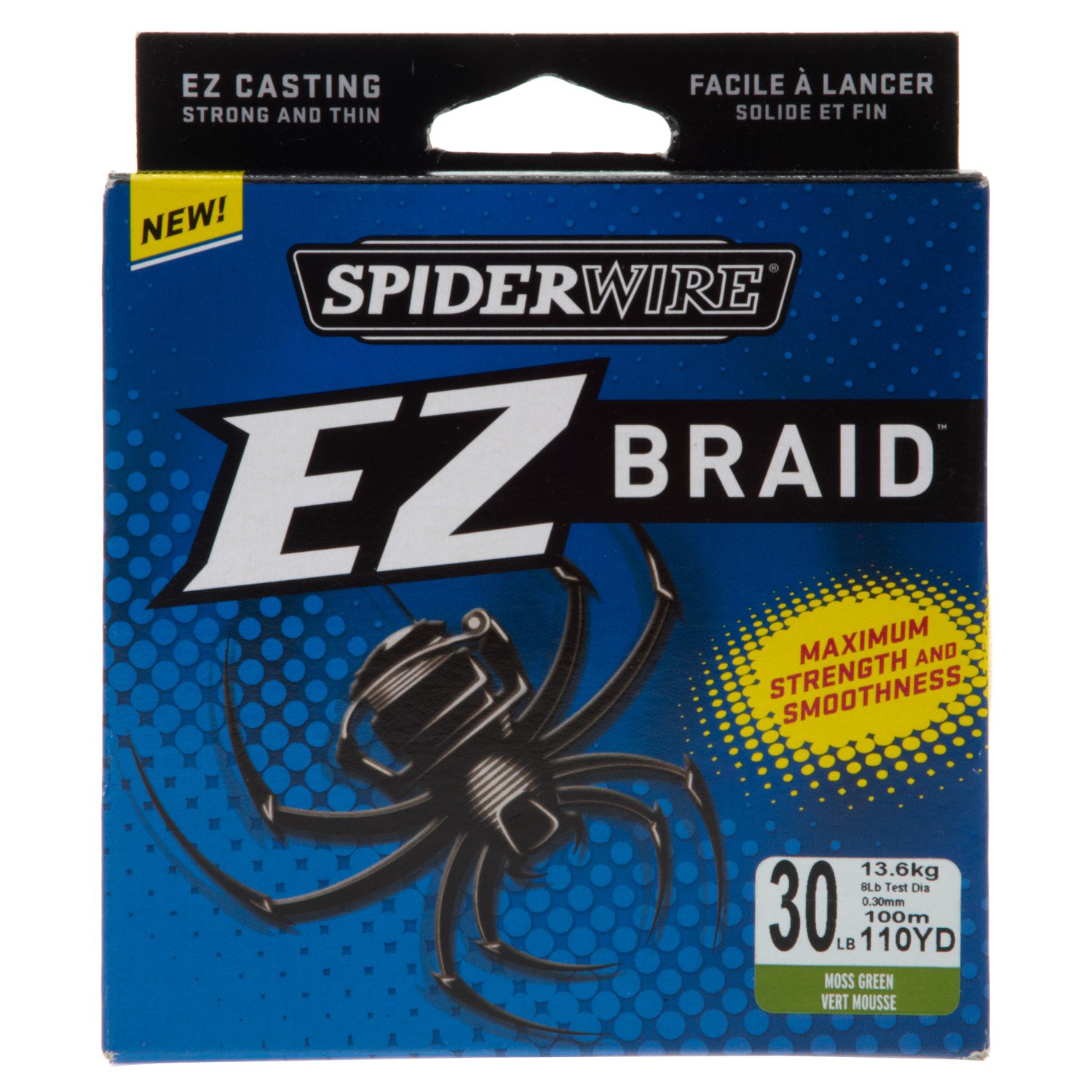 Spiderwire EZ Braid 30 lb 110 yards Braided Fishing Line Academy