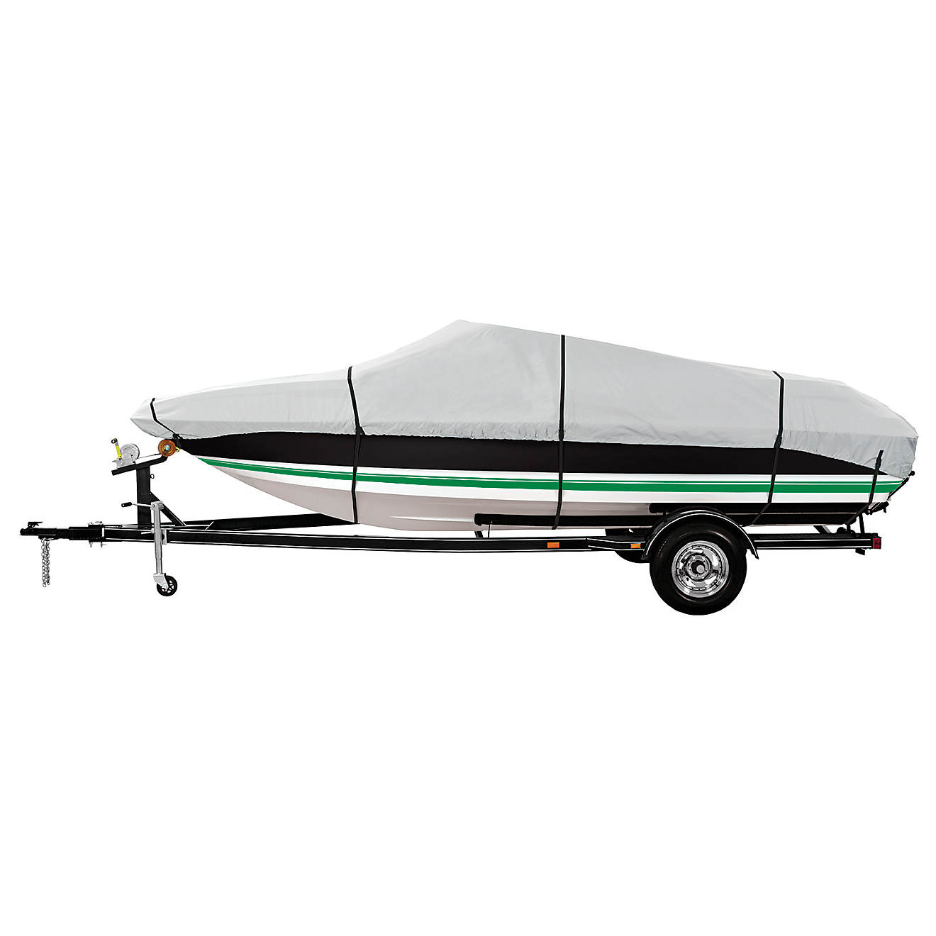 Marine Raider Gold Series Model A Boat Cover For 14' - 16' V-Hull Fishing Boats                                                  - view number 1