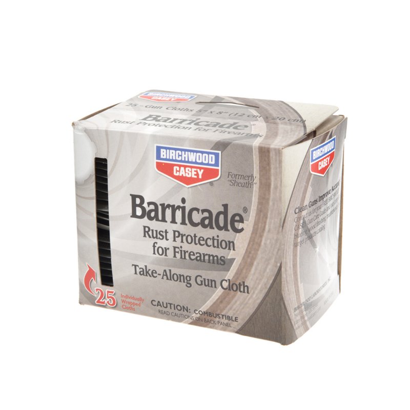 Birchwood Casey Barricade Take-Along Gun Cloths 25-Pack