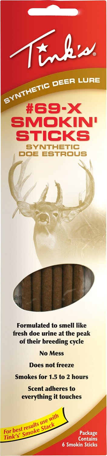 Tink's Deer Lure Rut Smokin' Sticks 6-Pack
