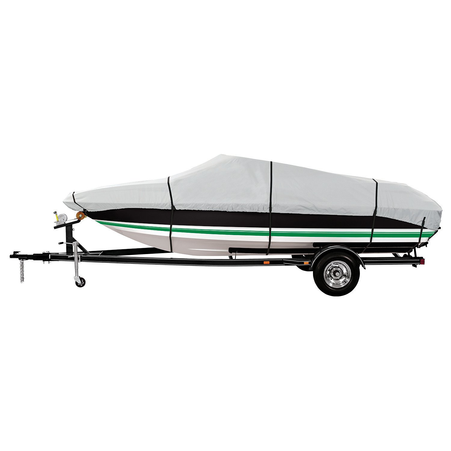 Marine Raider Gold Series Model E Boat Cover For 20' - 22' V-Hull Runabouts And V-Hull Pro-Style Bas