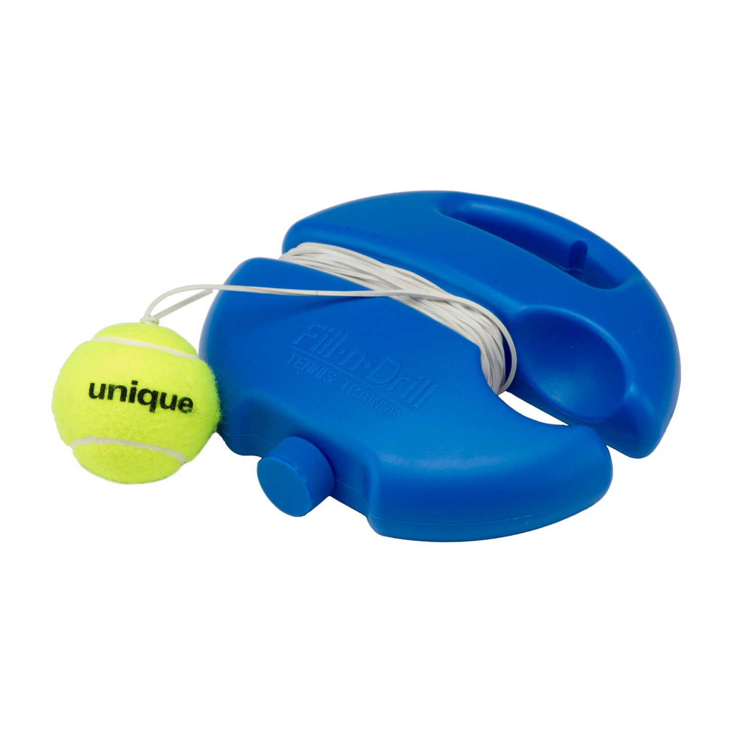 Fill and store drill tennis trainer