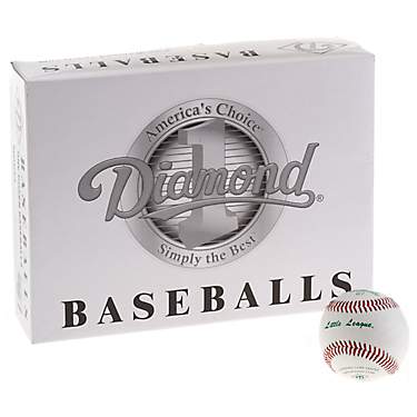 Diamond DLL Tournament Grade Little League Baseballs 12-Pack                                                                    