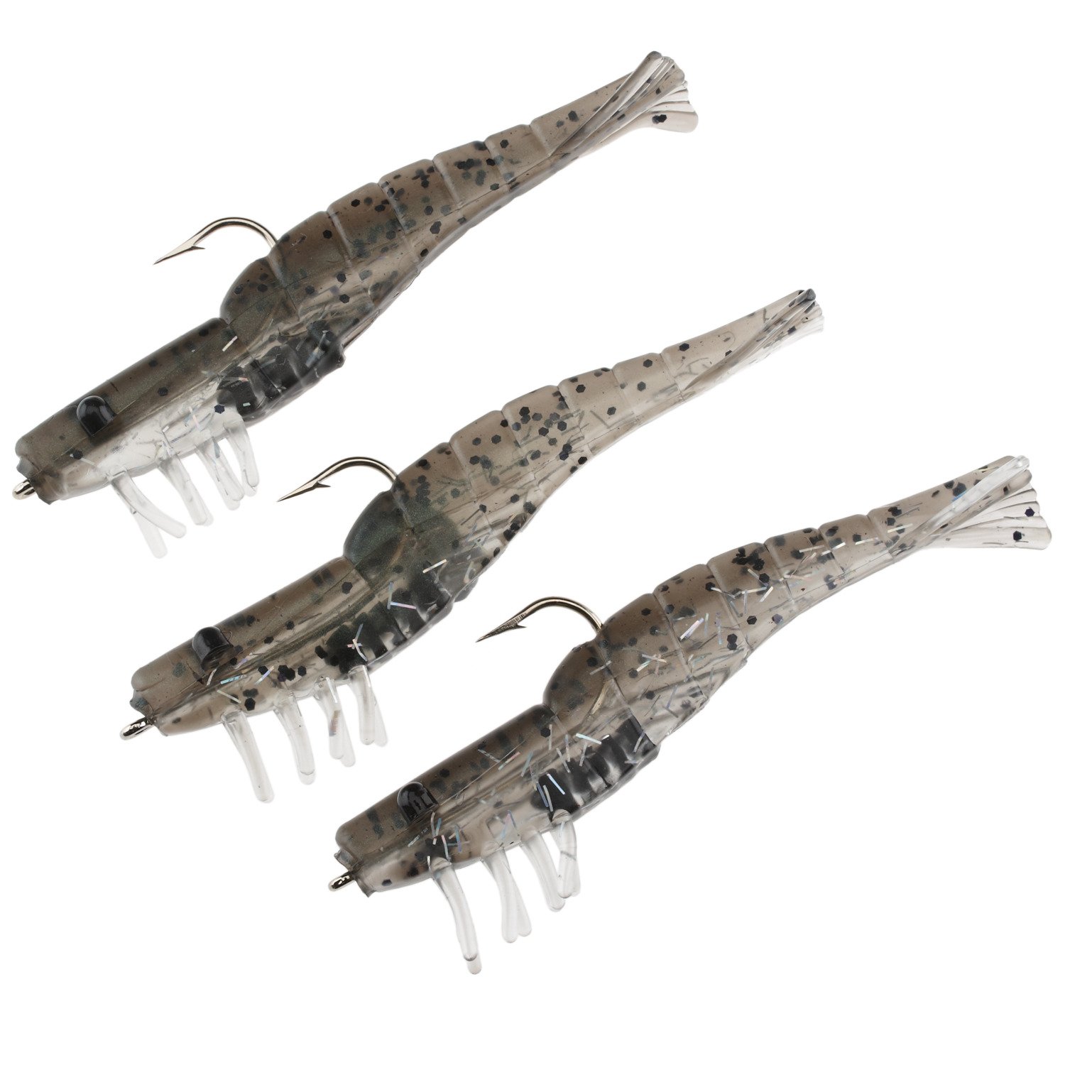 H&H Lure TKO 3-1/2" Shrimp Baits 3-Pack                                                                                          - view number 1