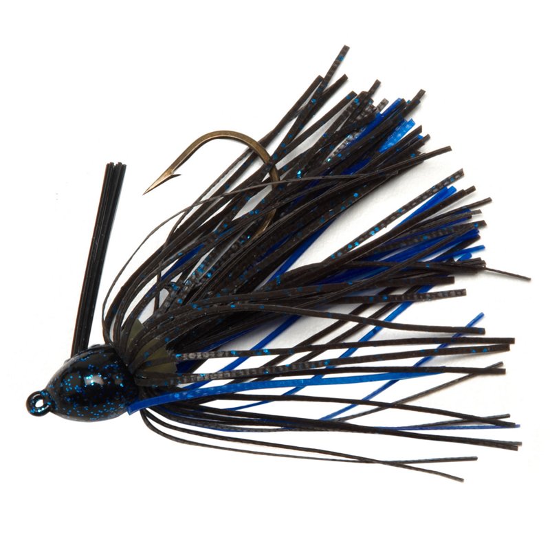 Strike King Bitsy Bug Mini Jig™ 3/16 oz Black/Blue - Fresh Water Jigs And Spoons at Academy Sports