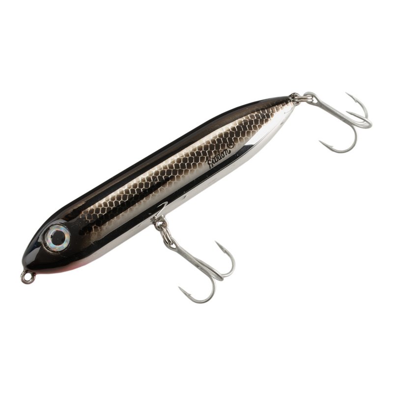 Heddon Super Spook Junior 3-1/2" Topwater Bait Black - Salt Water Hard Baits at Academy Sports