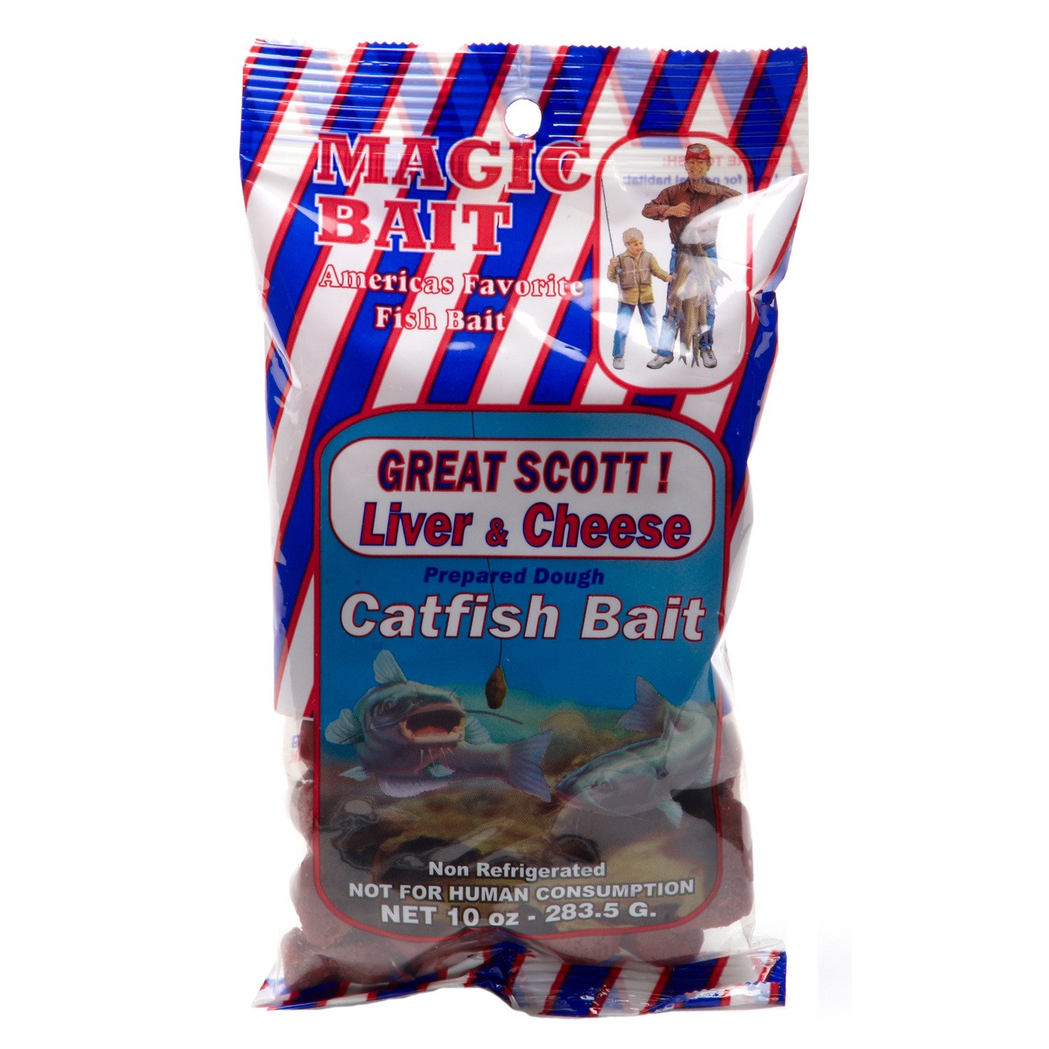 Magic Bait Great Scott! 10 oz. Liver and Cheese Catfish Bait